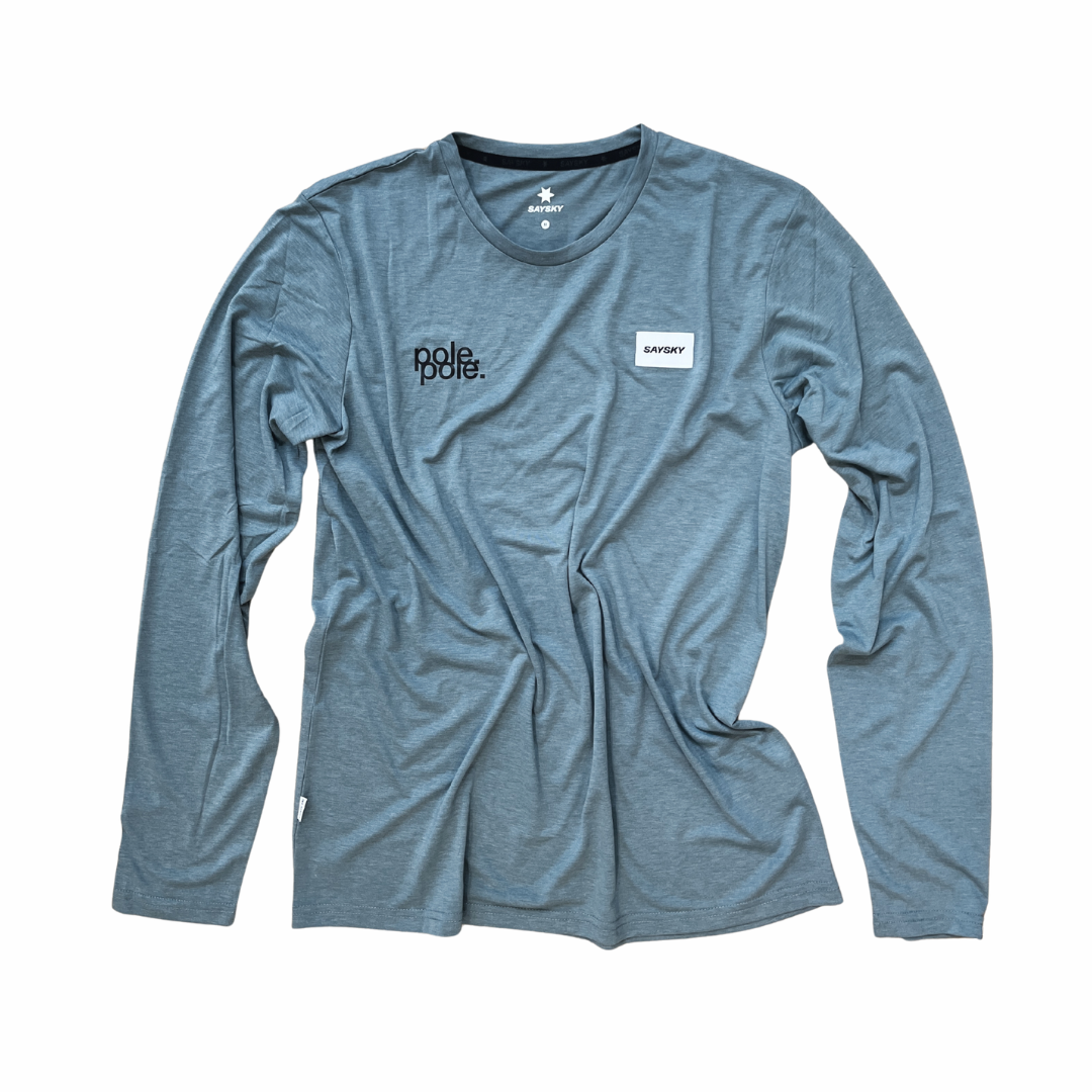 saysky clean motion longsleeve, sleepy ocean, pole pole.