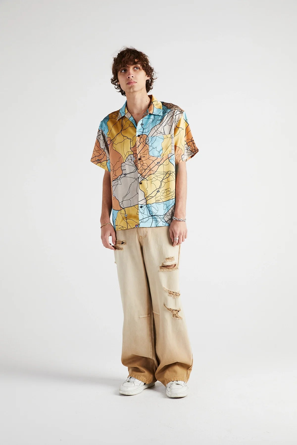 WIDE LEG JEAN | DISTRESSED SAVANNA