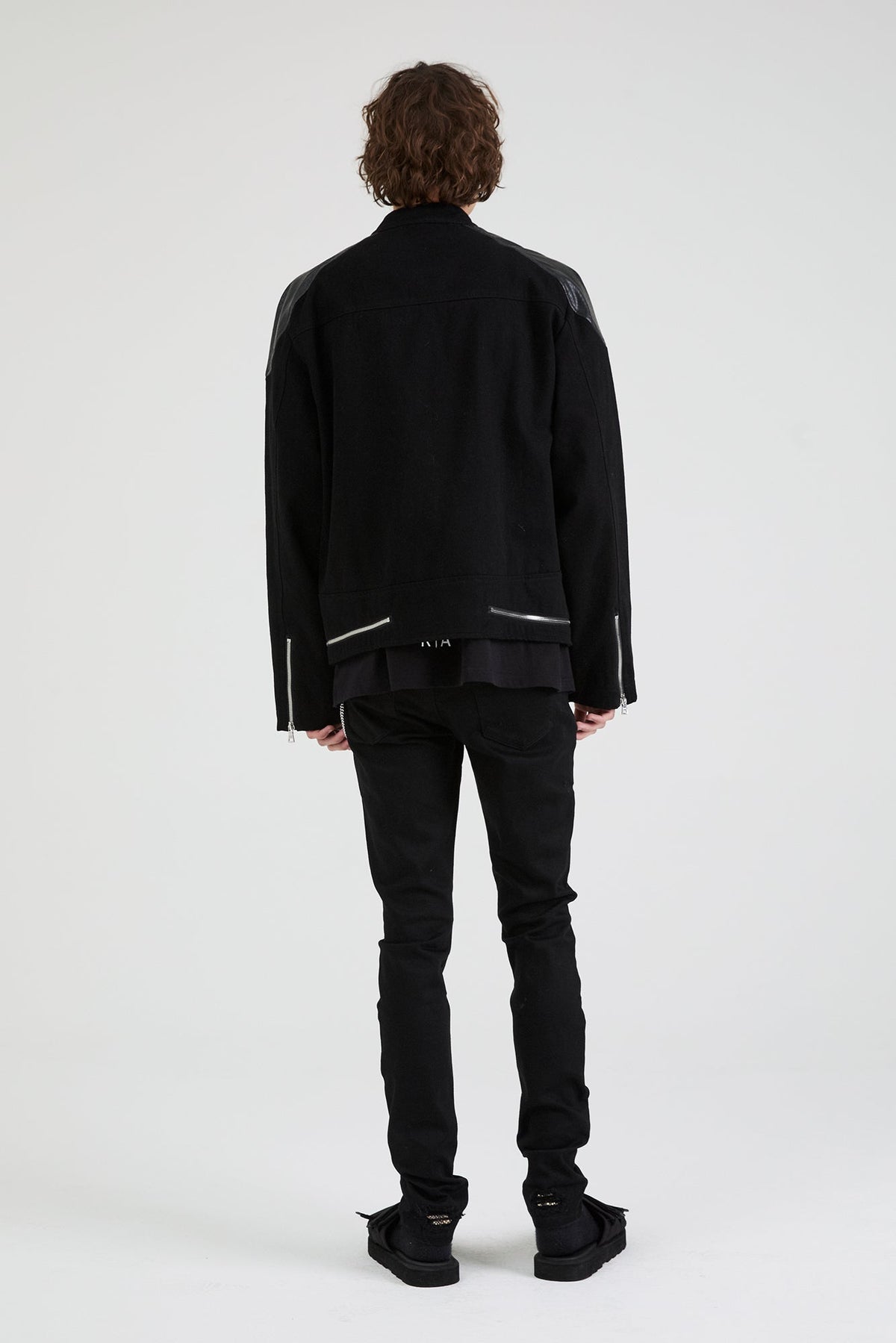 BAXTER DENIM JACKET | BLACK SNAKE