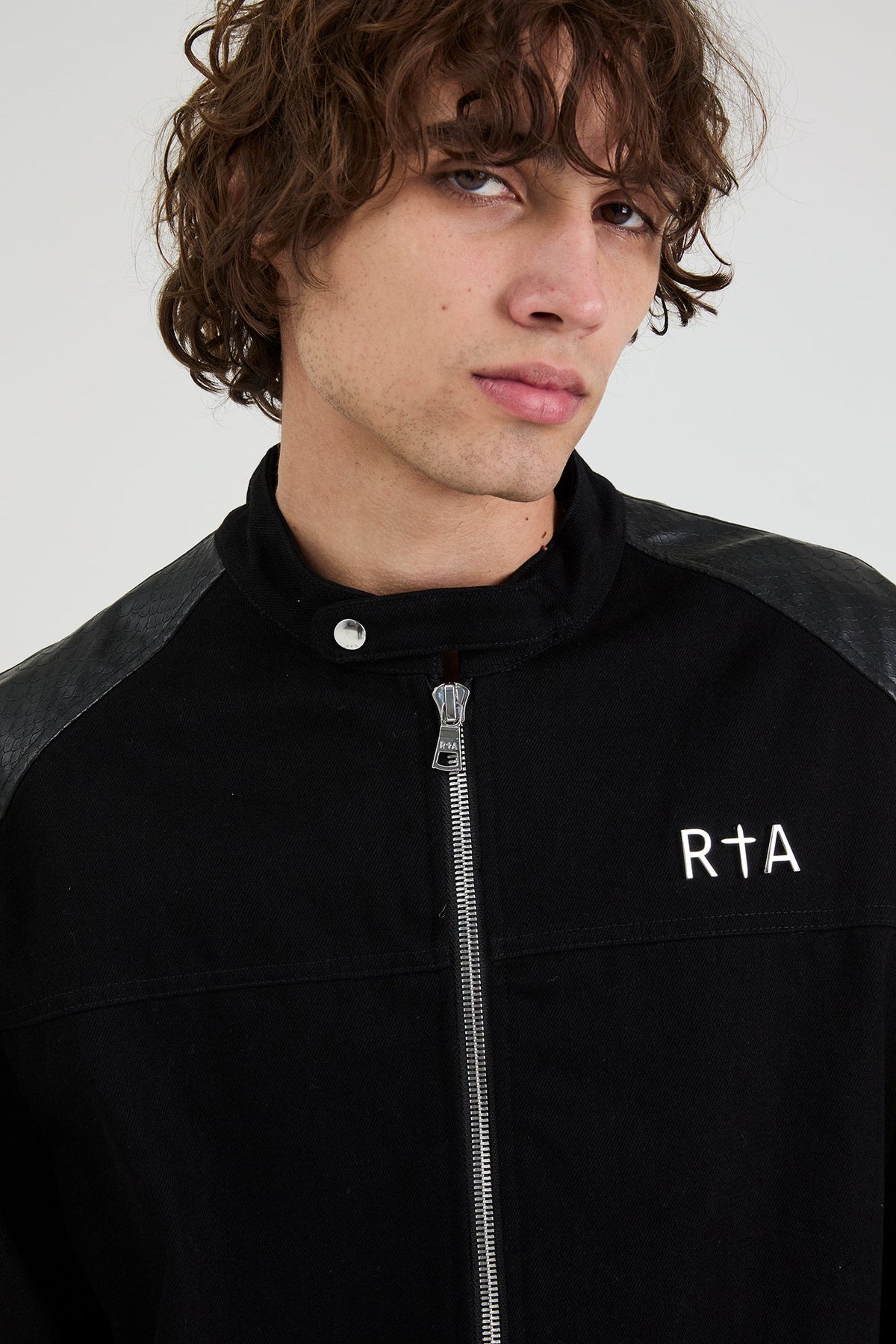 BAXTER DENIM JACKET | BLACK SNAKE