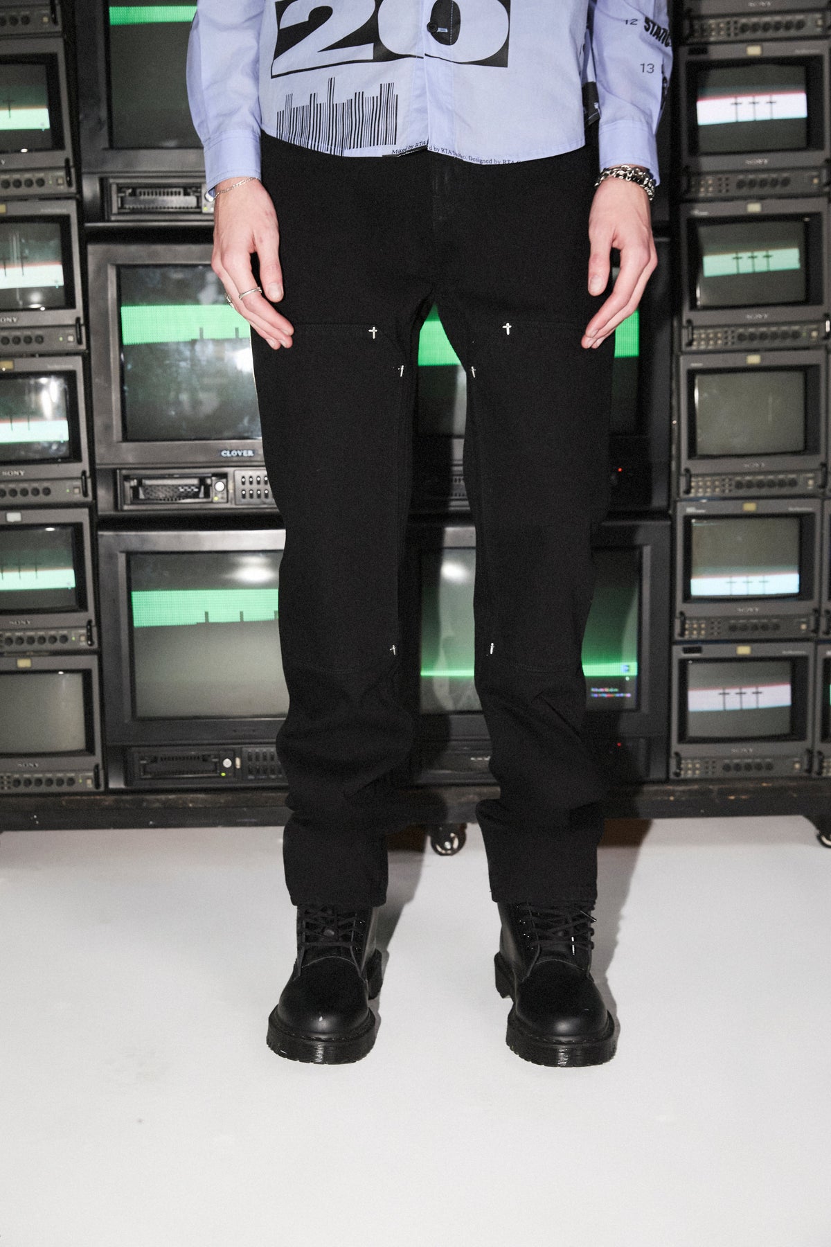 RICARDO SLIM FIT CARPENTER JEAN | BLACK