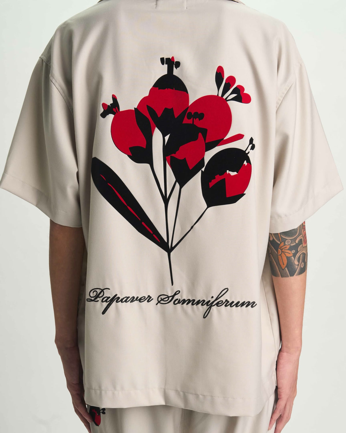NATHAN SHORT SLEEVE SHIRT | BEIGE POPPY