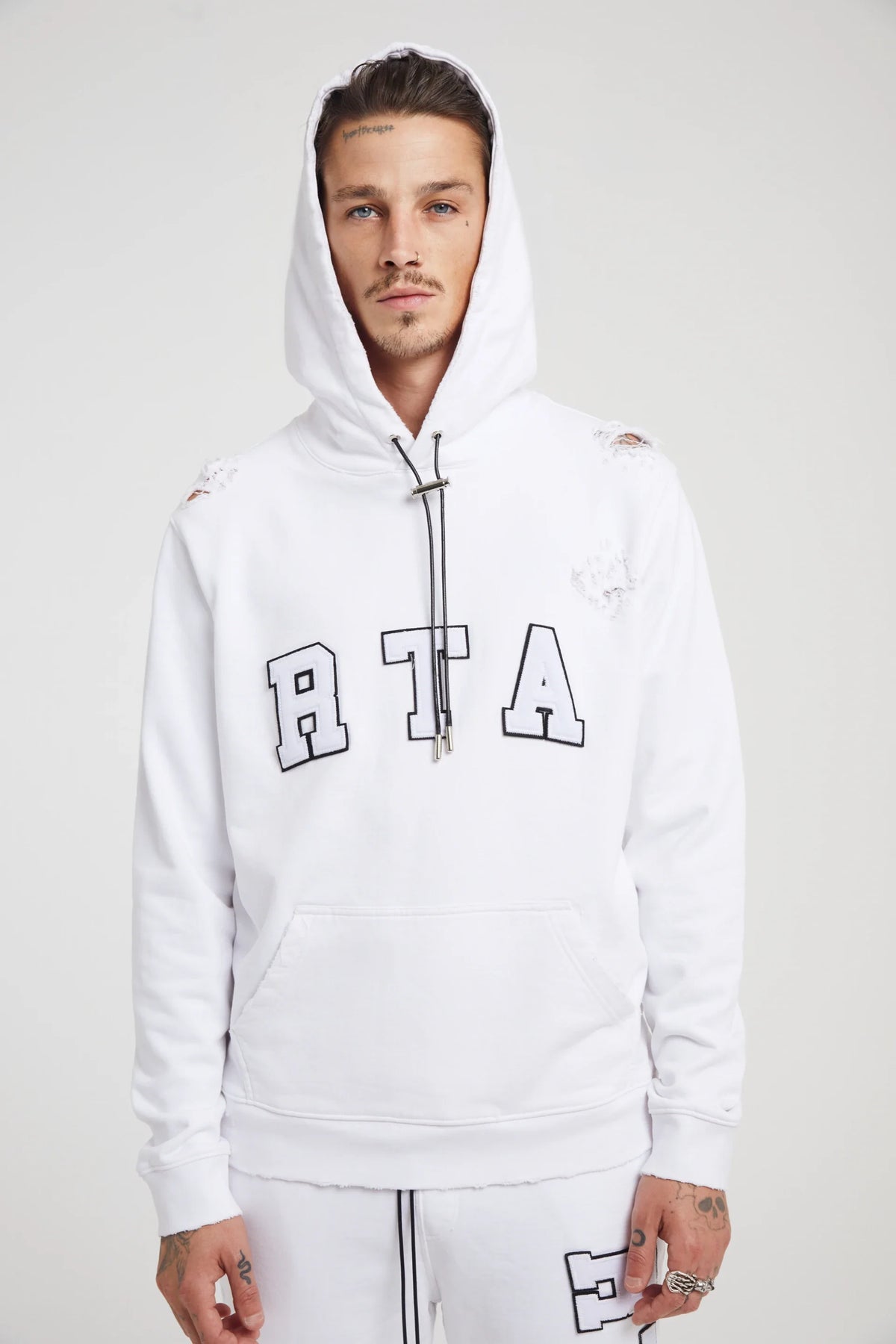 MARKUS HOODIE | WHITE COLLEGIATE