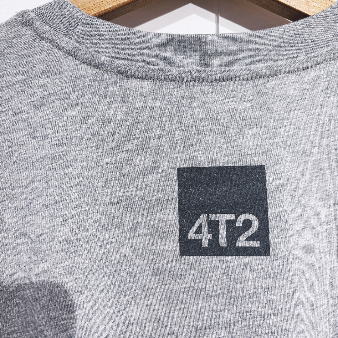 tee, no offdays, heather grey.