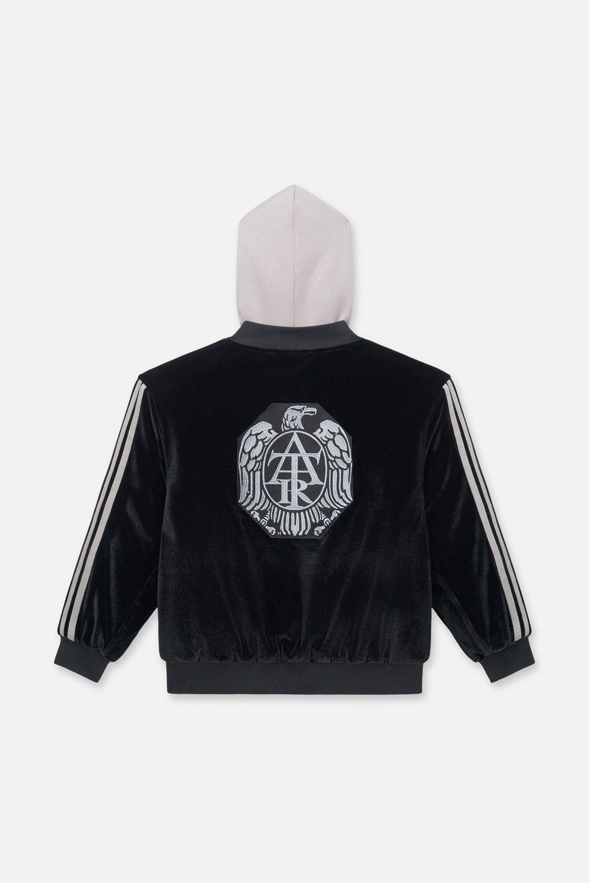 KIDS RIAN HOODED BOMBER | BLACK CREST