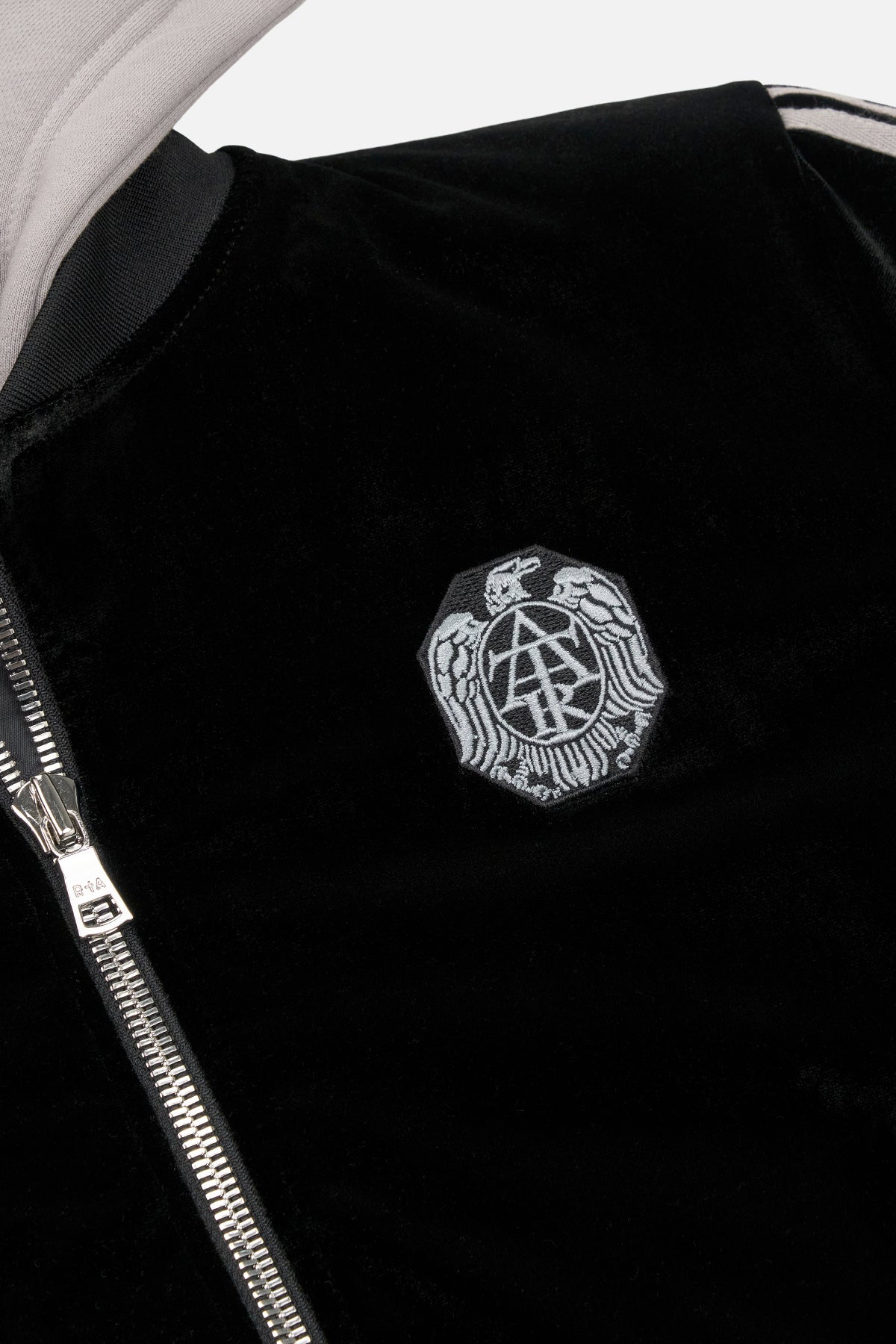 KIDS RIAN HOODED BOMBER | BLACK CREST