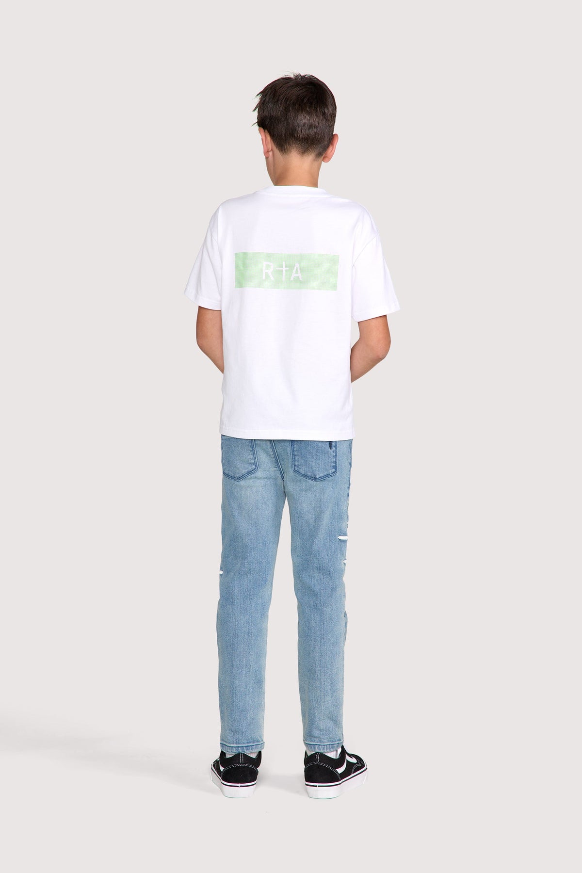 KIDS BENSON SKINNY JEAN | COASTAL DRIFT CROSS PATCH