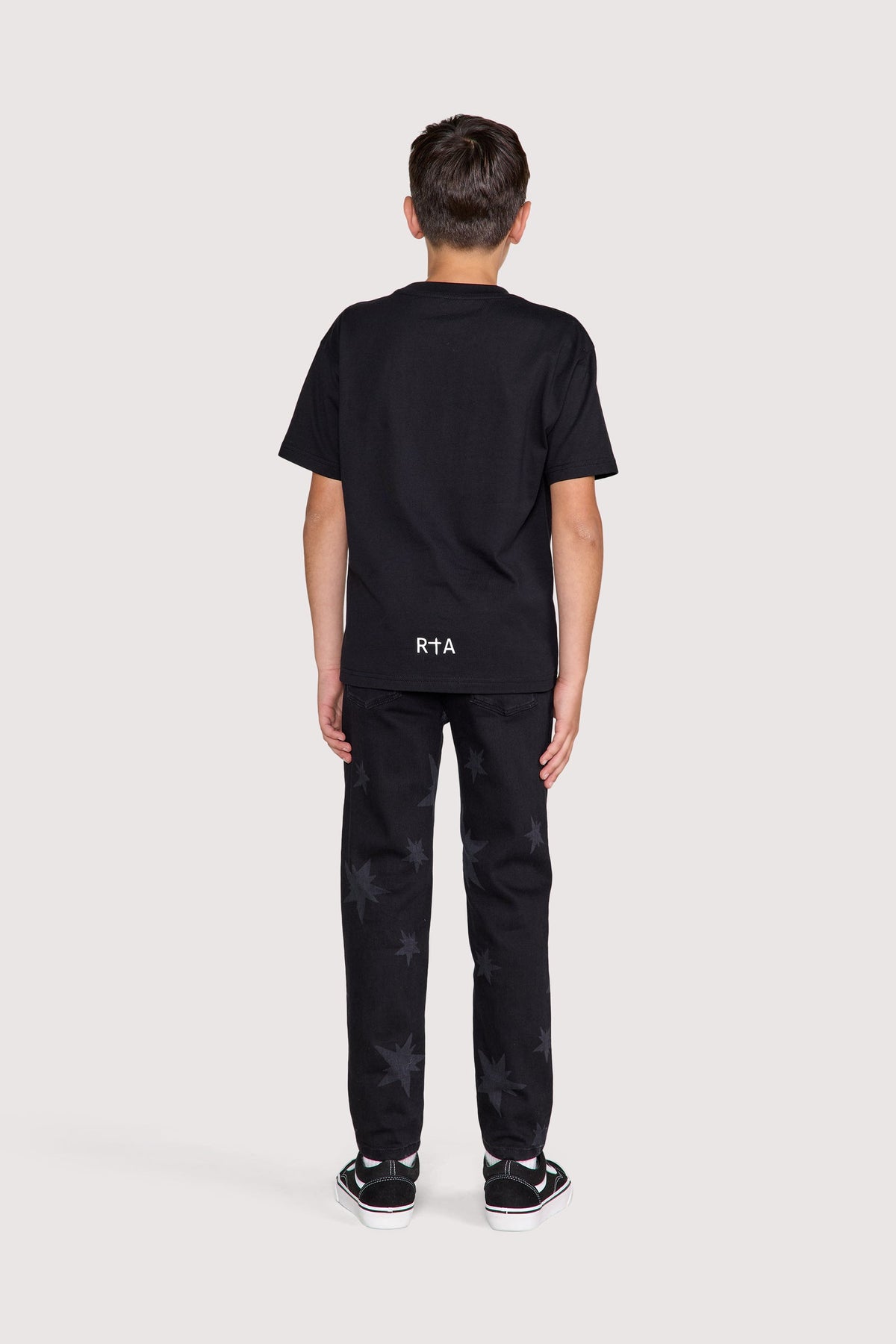 KIDS BENSON SKINNY JEAN | BLACK ALL OVER STAR