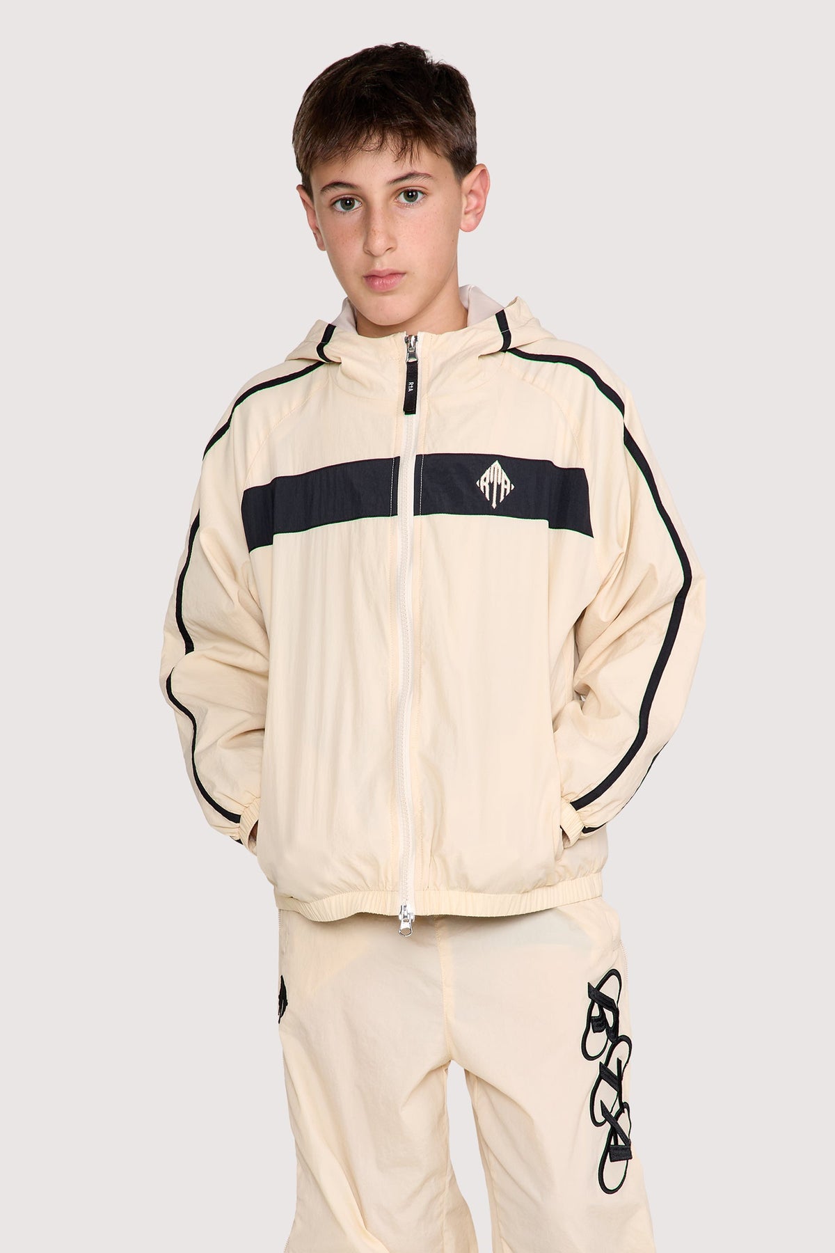 KIDS LUCA WINDBREAKER JACKET | RAW SAND