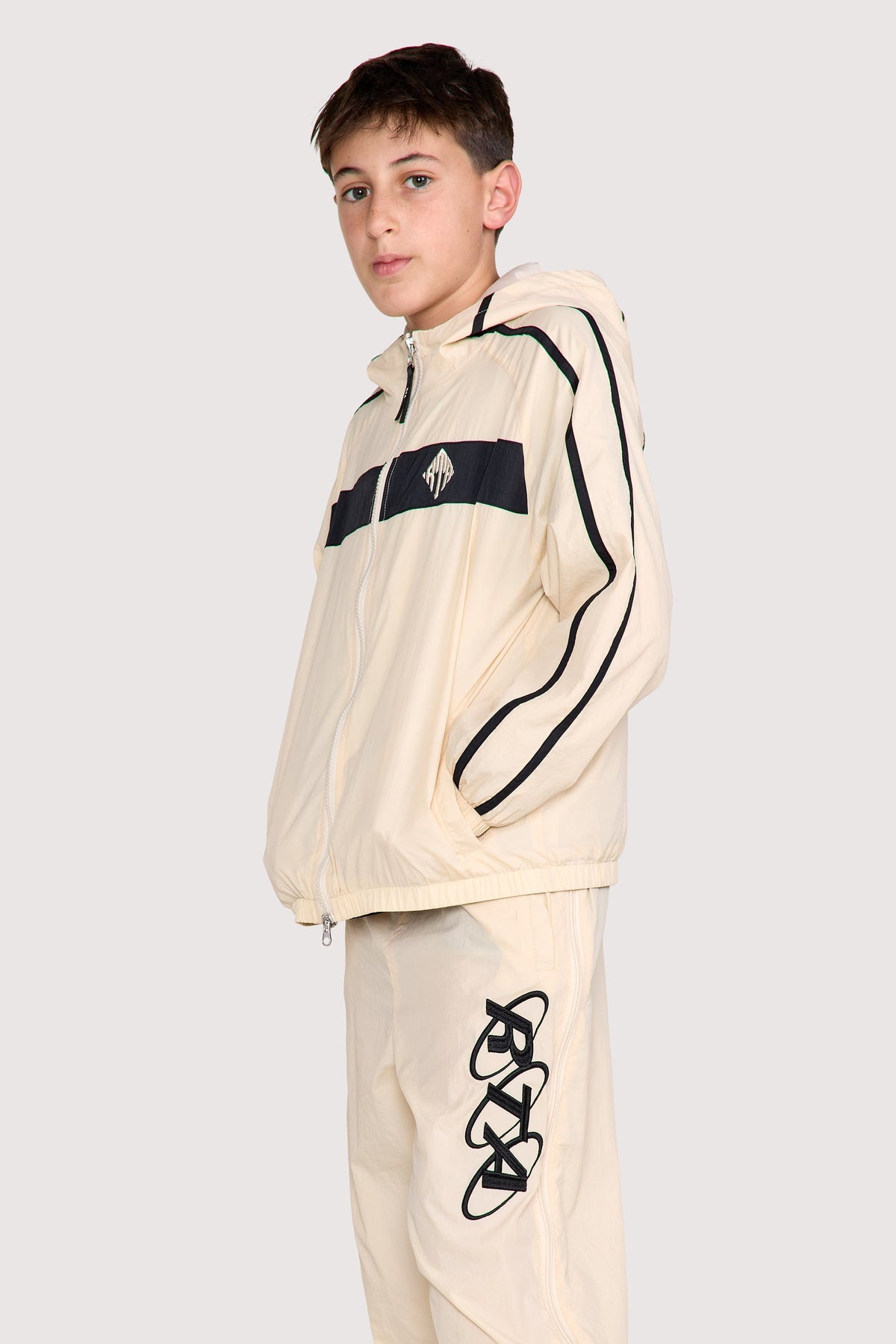 KIDS LUCA WINDBREAKER JACKET | RAW SAND