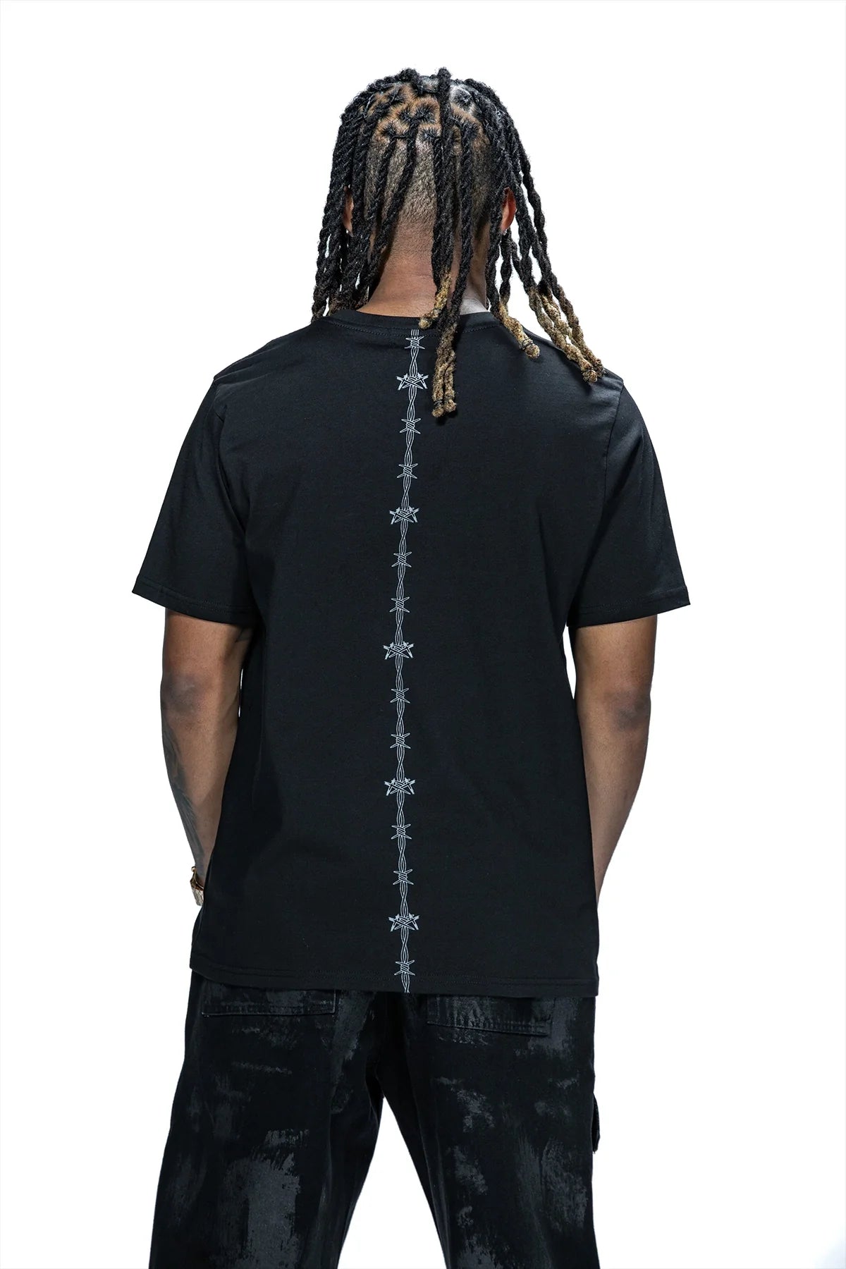 RTA X DDG LIAM SHORT SLEEVE TEE | BLACK BARBWIRE