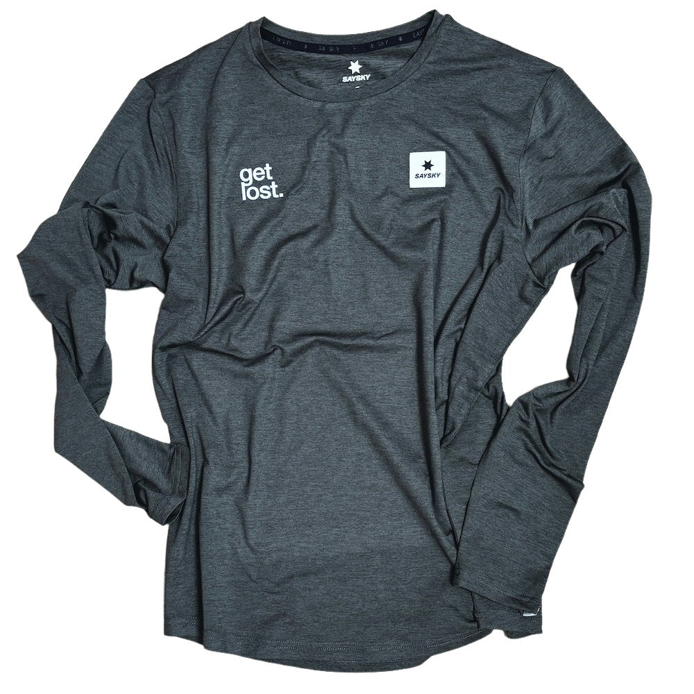 saysky clean pace longsleeve, green.
