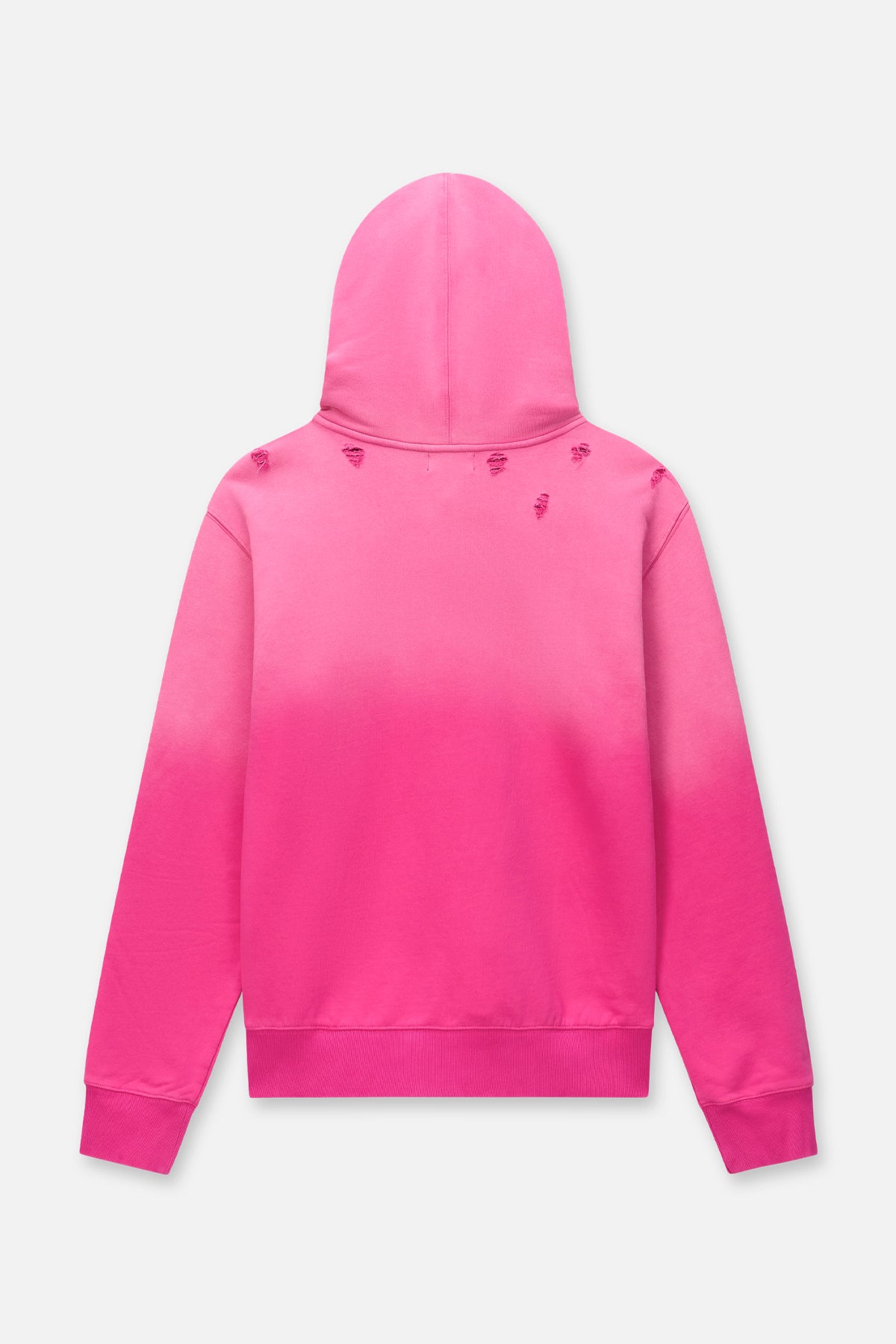 DION DISTRESSED HOODIE | VINTAGE FUCHSIA