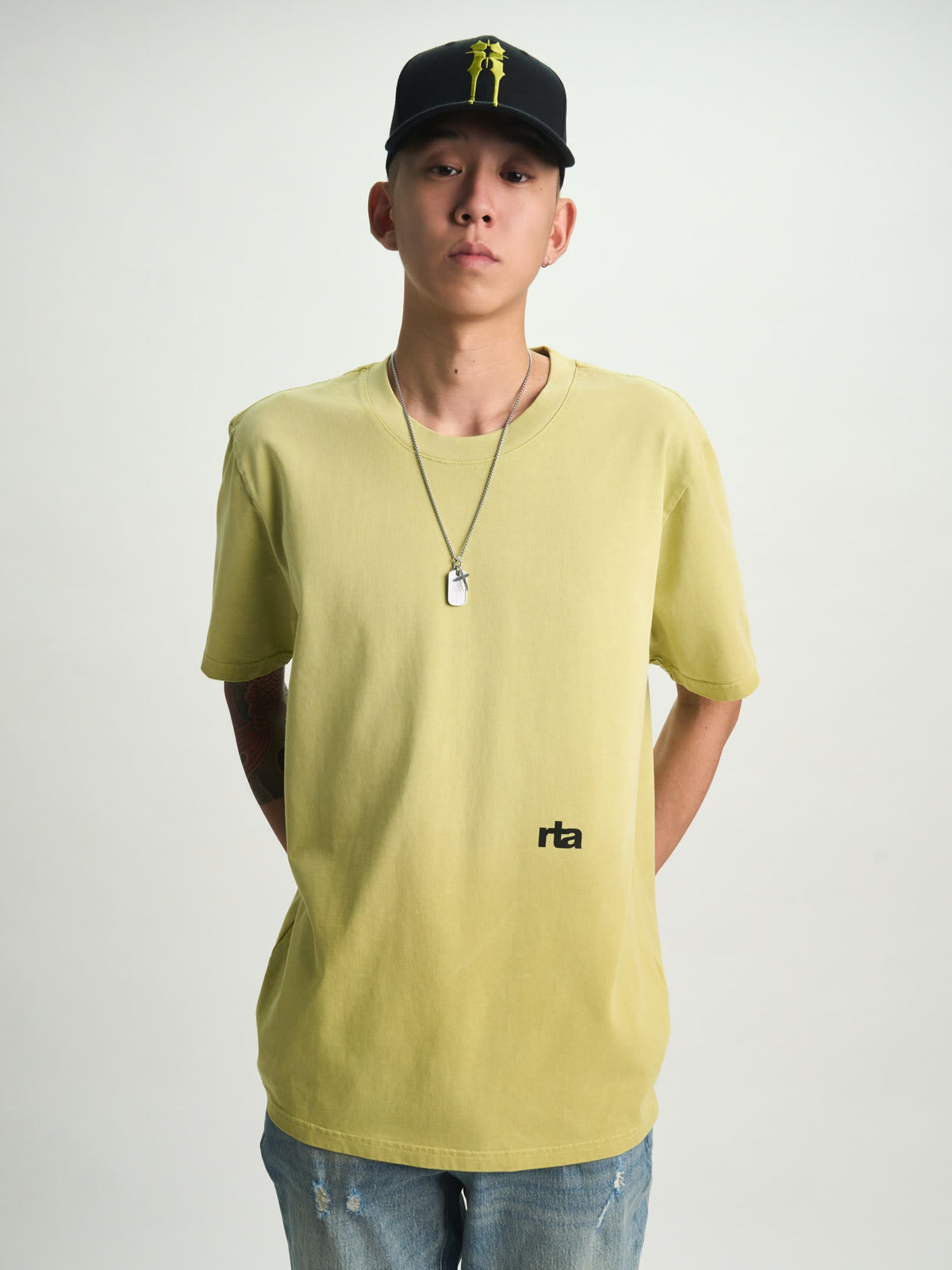 LIAM SHORT SLEEVE TEE | CITRON RAZOR TYPE