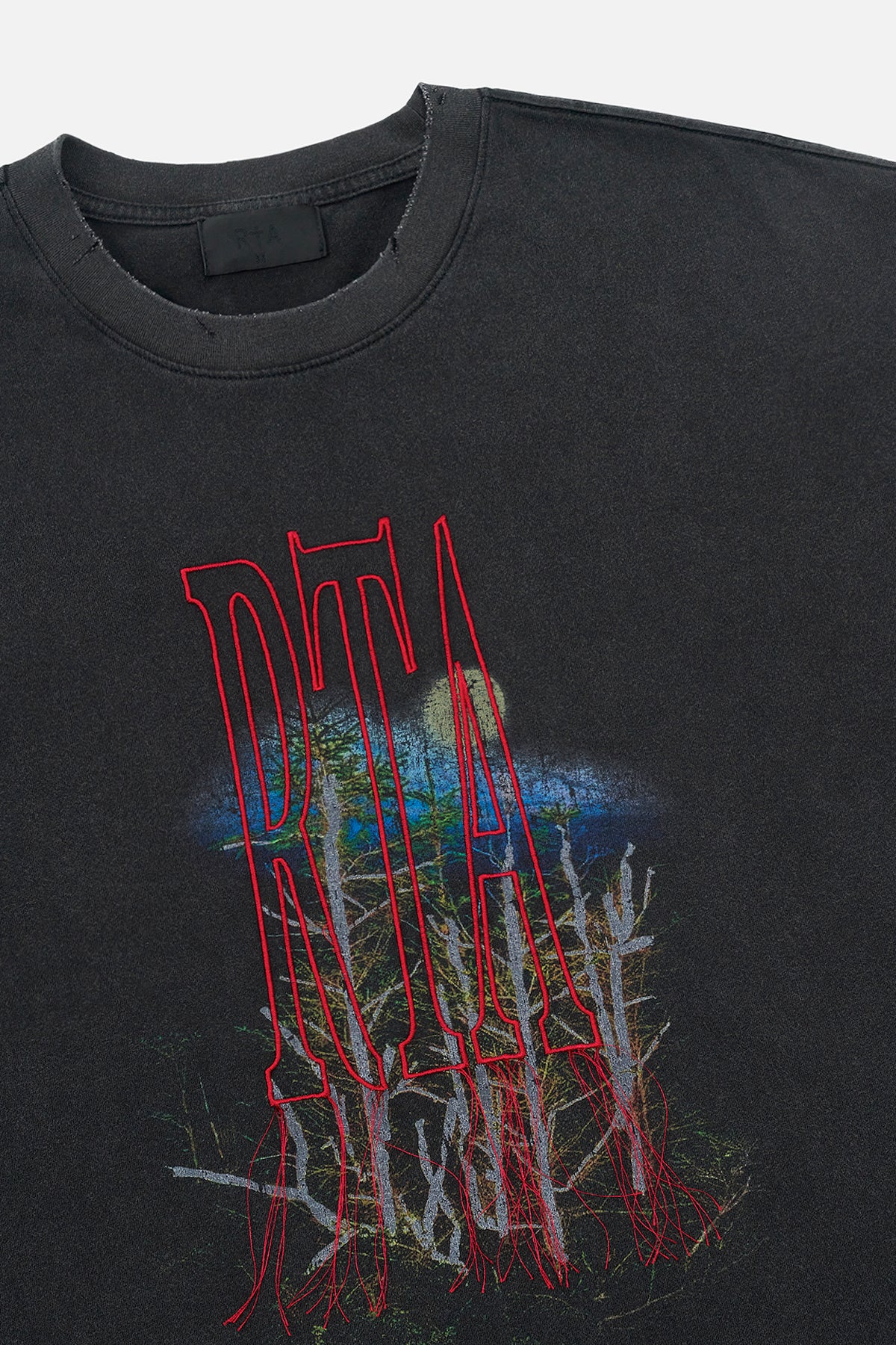 COLIN OVERSIZED SHORT SLEEVE TEE | BLACK FOREST