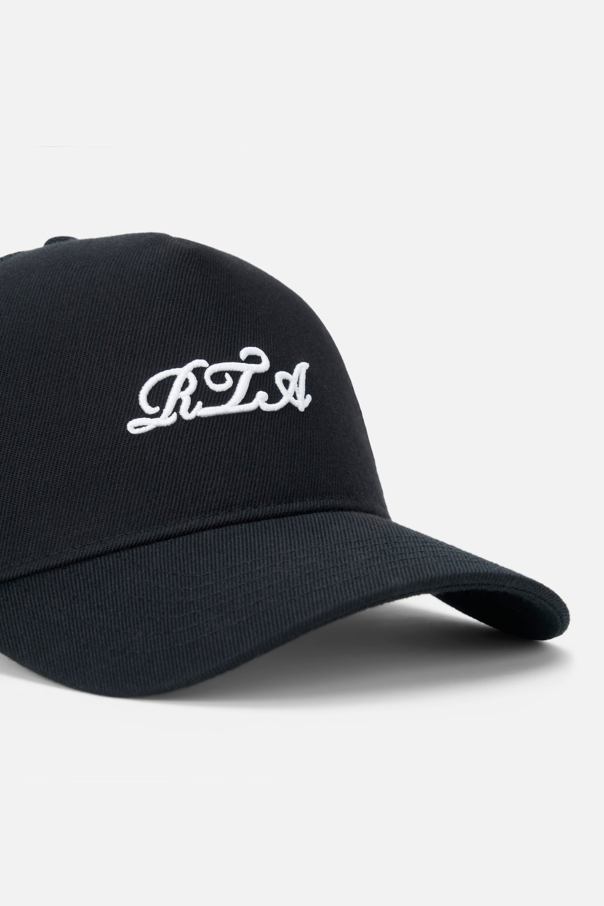 GIDEON TRUCKER HAT | BLACK CURSIVE RTA