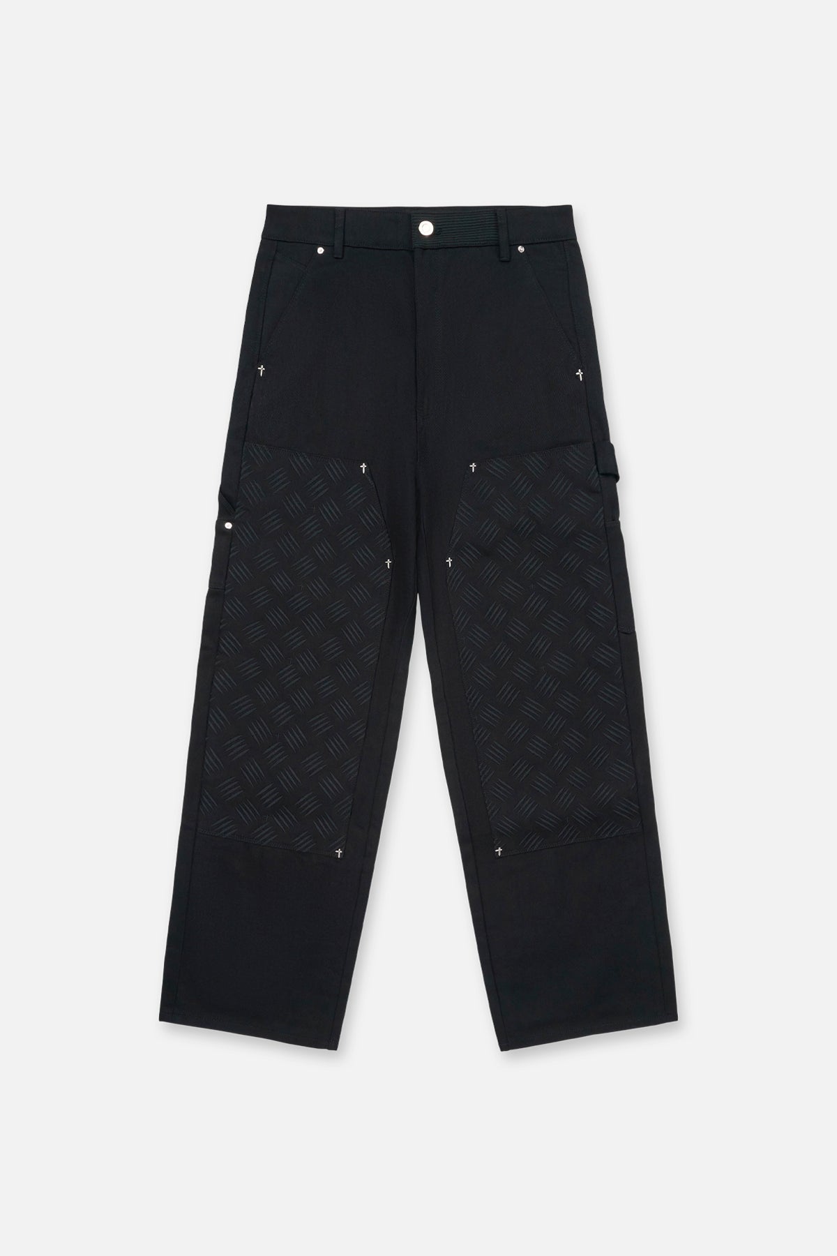 SANTIAGO CARPENTER PANTS | BLACK METAL GRILL