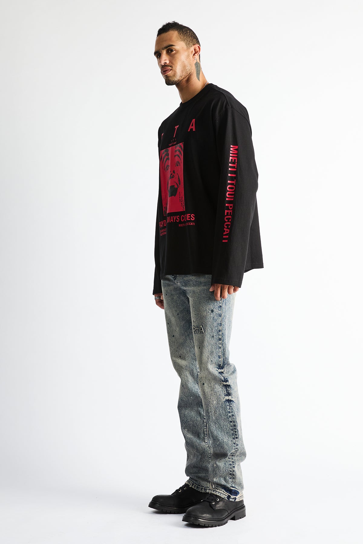 HARU SLIM FIT JEAN | MARINE PAINT