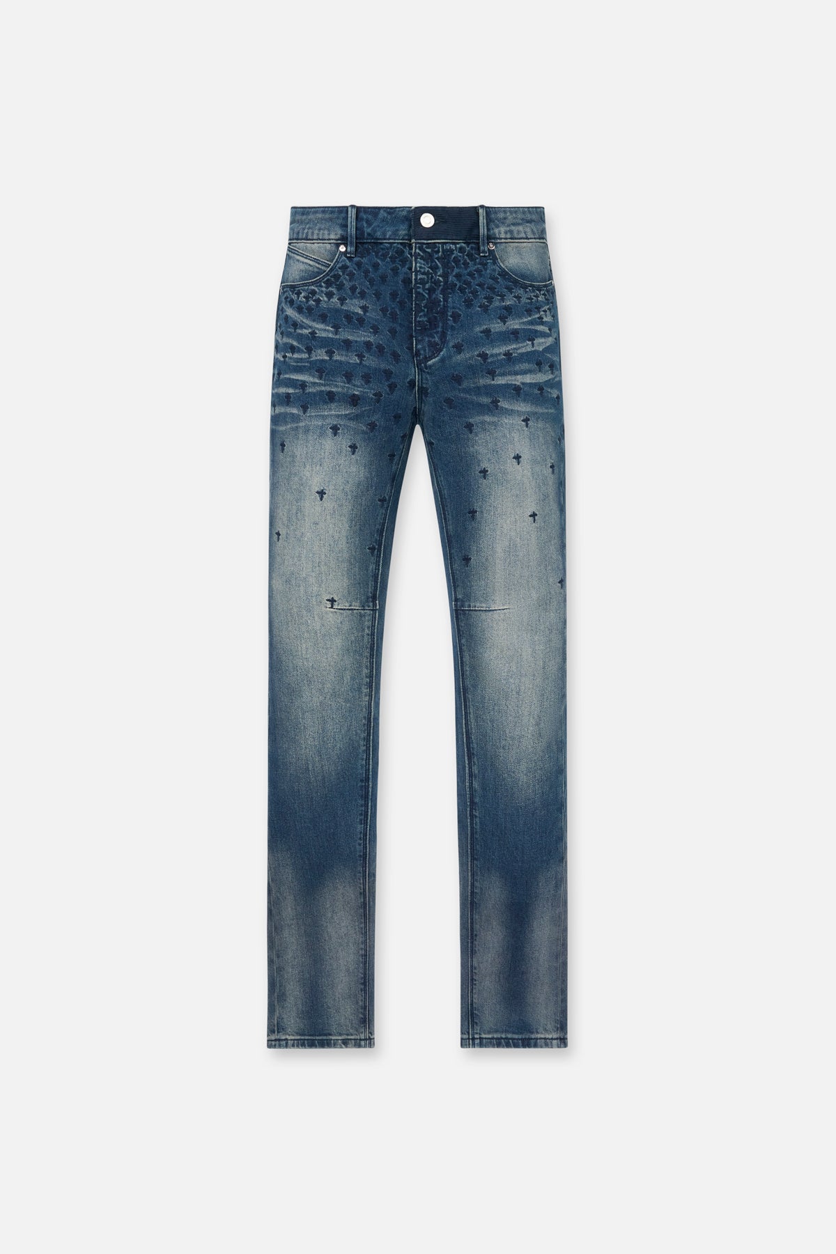 BRYANT SKINNY JEAN | COASTAL RINSE ALLOVER CROSS