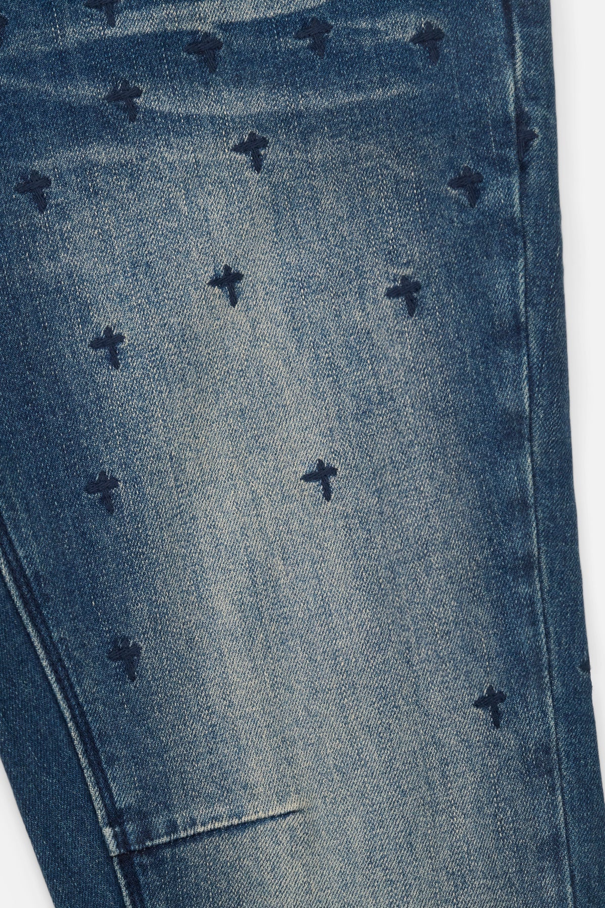 BRYANT SKINNY JEAN | COASTAL RINSE ALLOVER CROSS