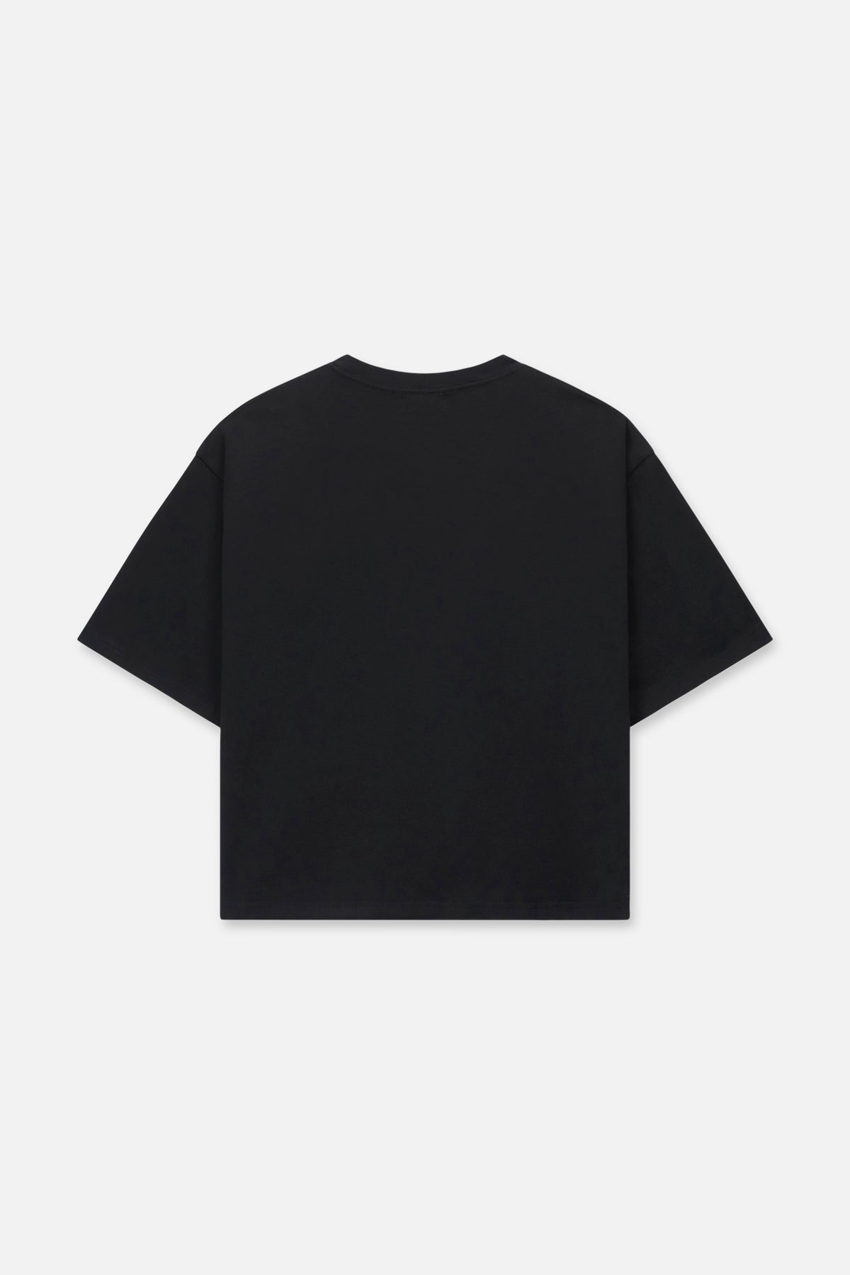 AUSTIN CROPPED OVERSIZED TEE | BLACK CURVA ULTRA