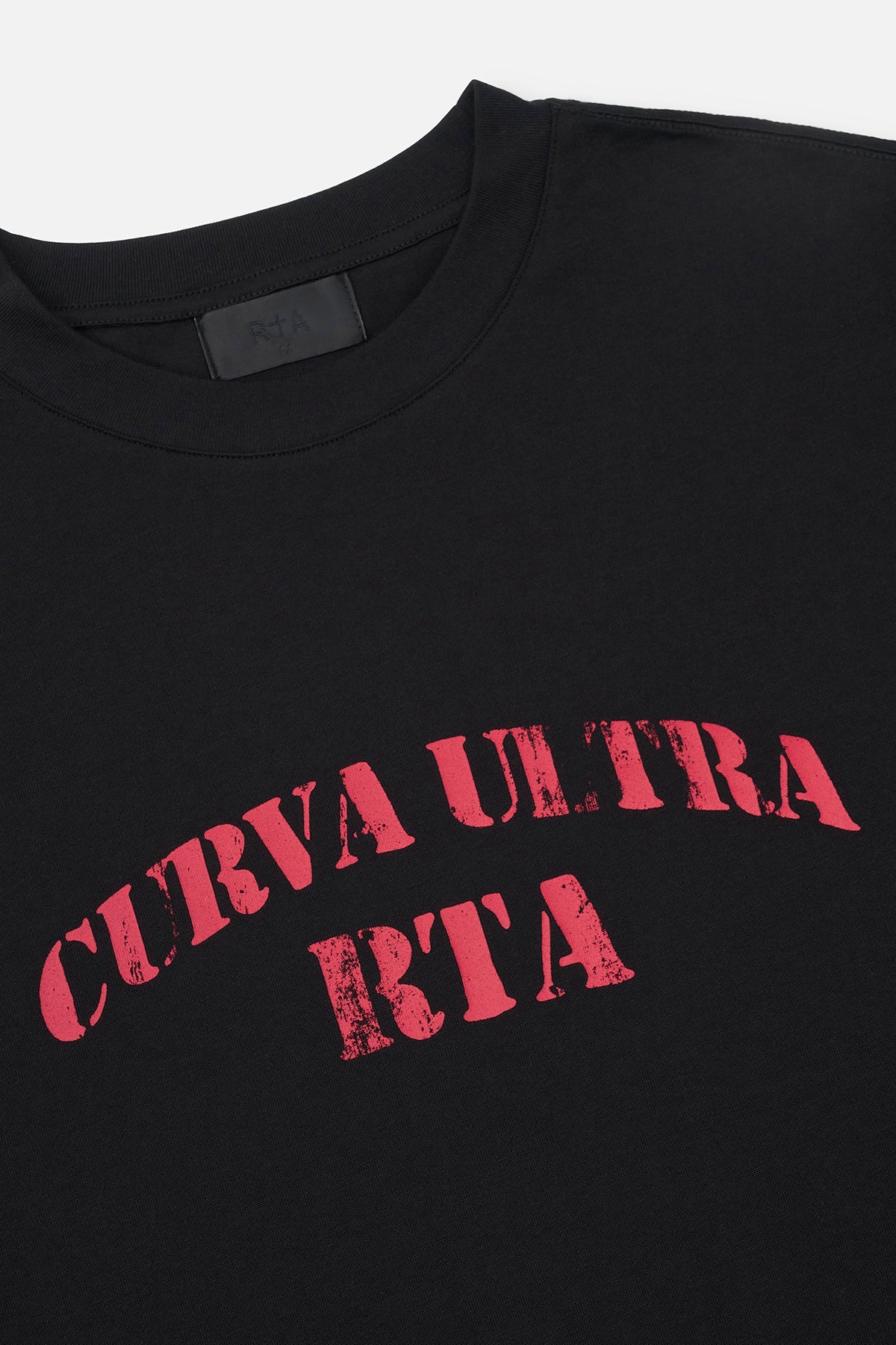 AUSTIN CROPPED OVERSIZED TEE | BLACK CURVA ULTRA