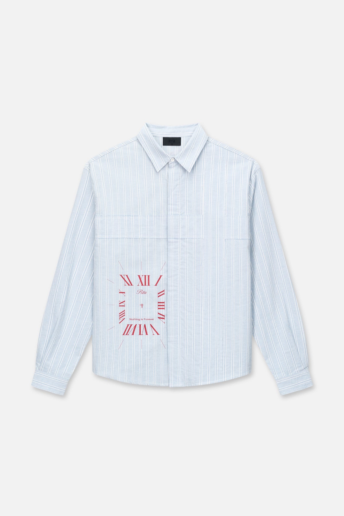 RONIN BUTTON UP SHIRT | ICE BLUE STRIPE