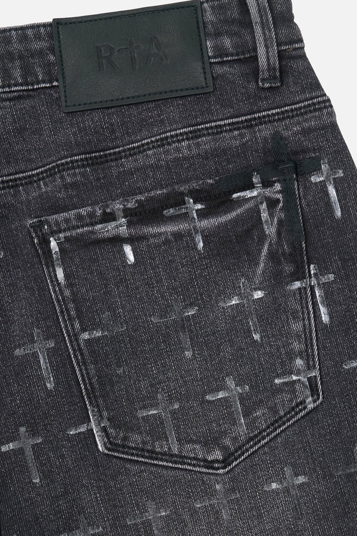 BRYANT SKINNY JEAN | NOIR COATED GREY