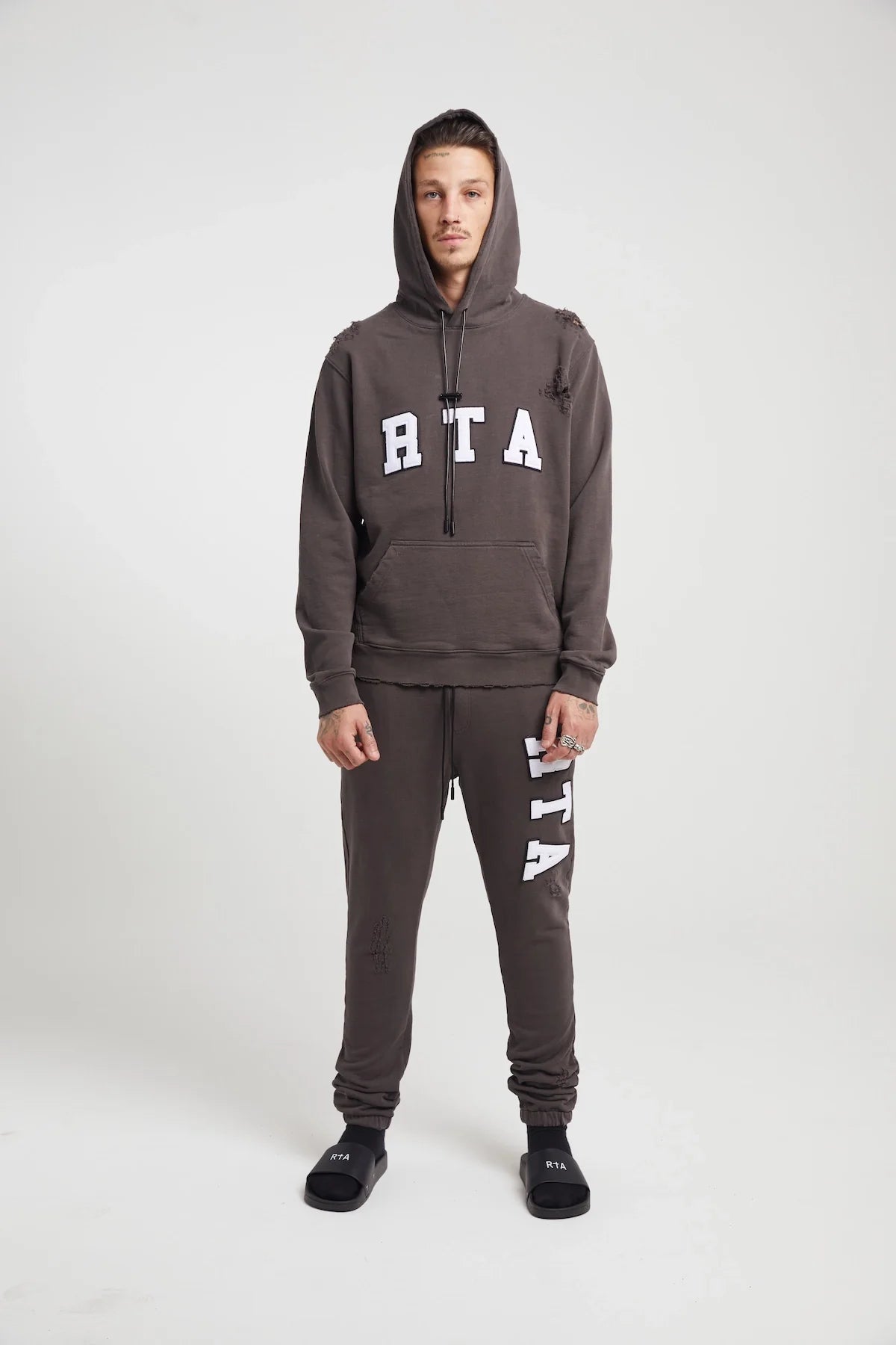 OWEN SWEATPANT | CHARCOAL COLLEGIATE