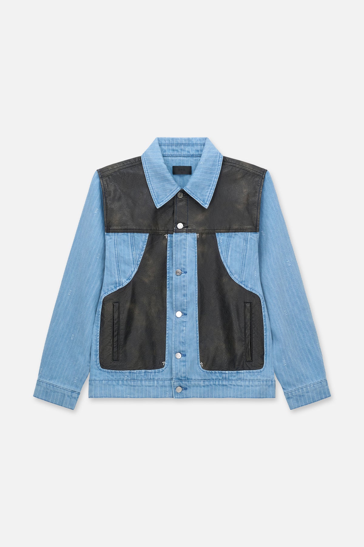 CEDRIC DENIM JACKET | BLUE PINSTRIPE COMBO