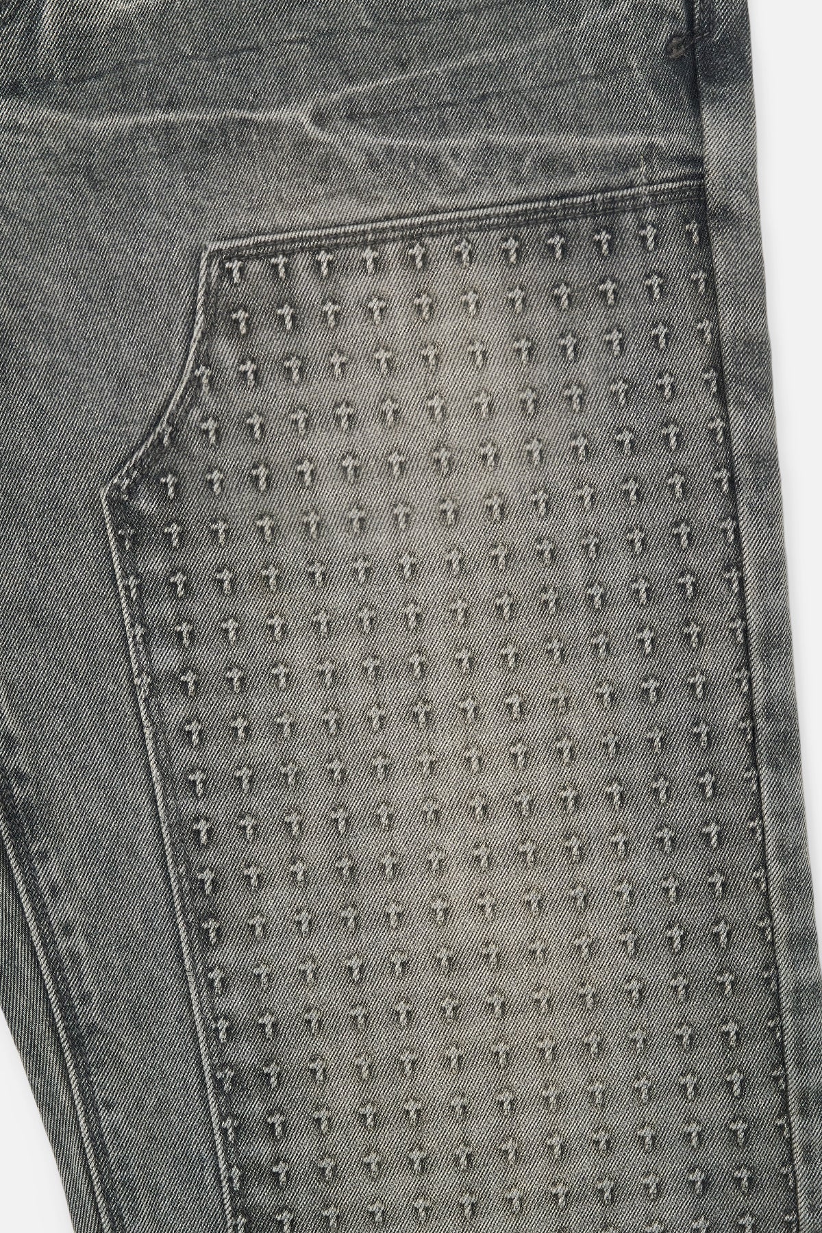 RICARDO SLIM FIT CARPENTER JEAN | IRON HAZE 3D CROSS