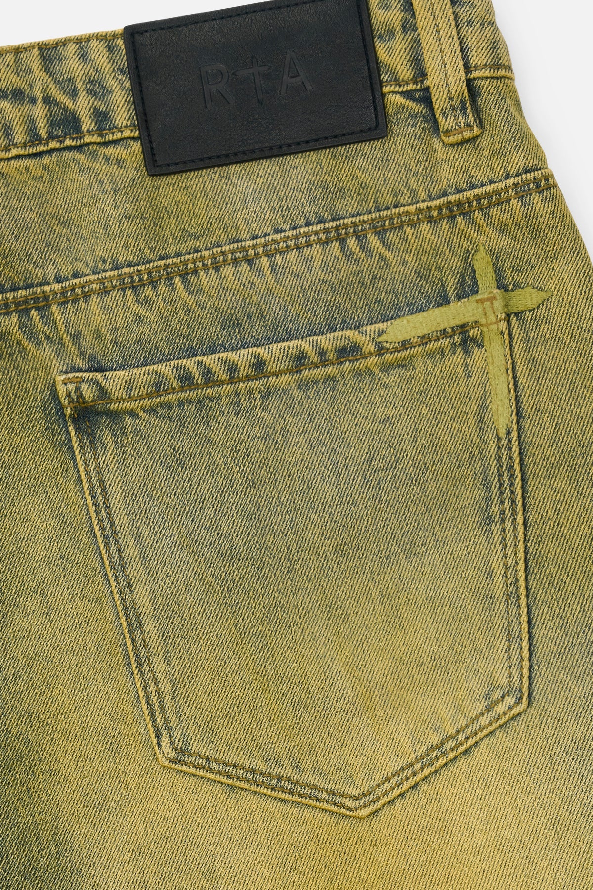 JONAS STRAIGHT LEG JEAN | SAGE TINT CROSS PATCH
