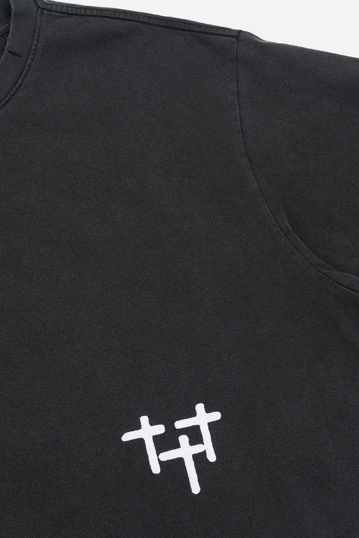 COLIN OVERSIZED SHORT SLEEVE TEE | BLACK SMOKY STARS