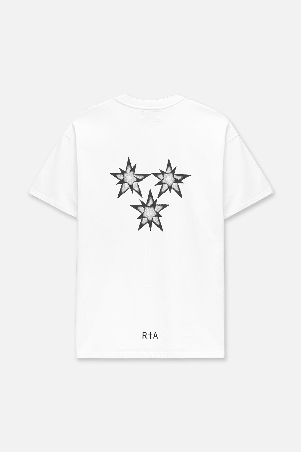 COLIN OVERSIZED SHORT SLEEVE TEE | WHITE SMOKY STARS