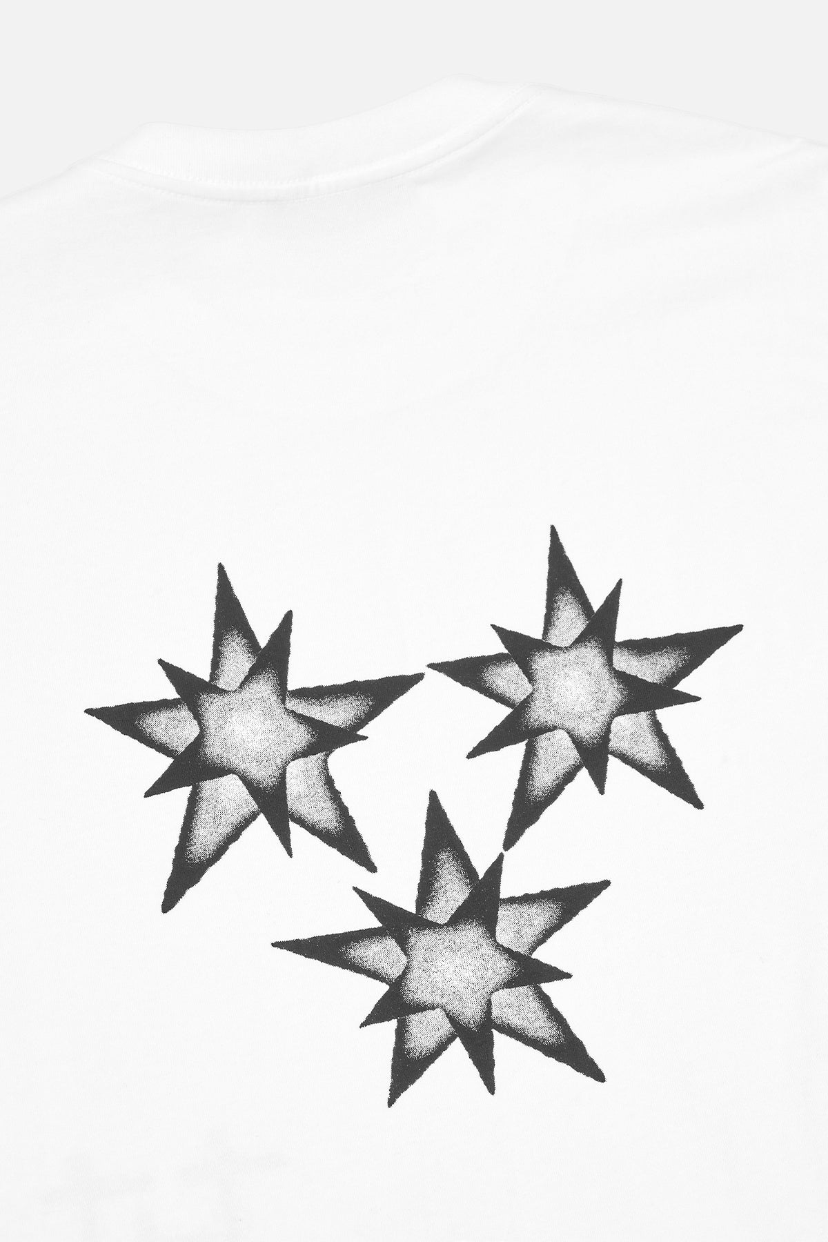 COLIN OVERSIZED SHORT SLEEVE TEE | WHITE SMOKY STARS