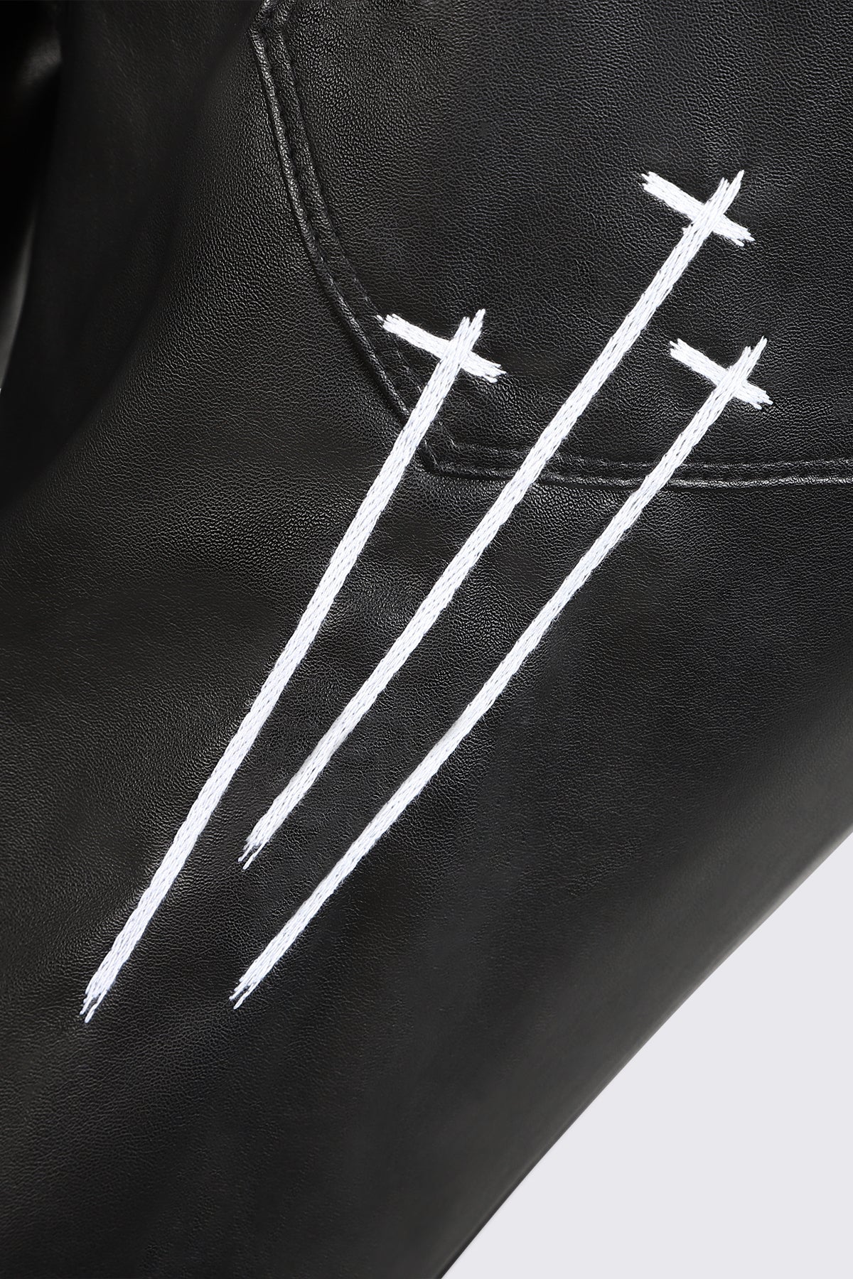 BRYANT FAUX LEATHER SKINNY PANT | LATIN TRIPLE CROSS II