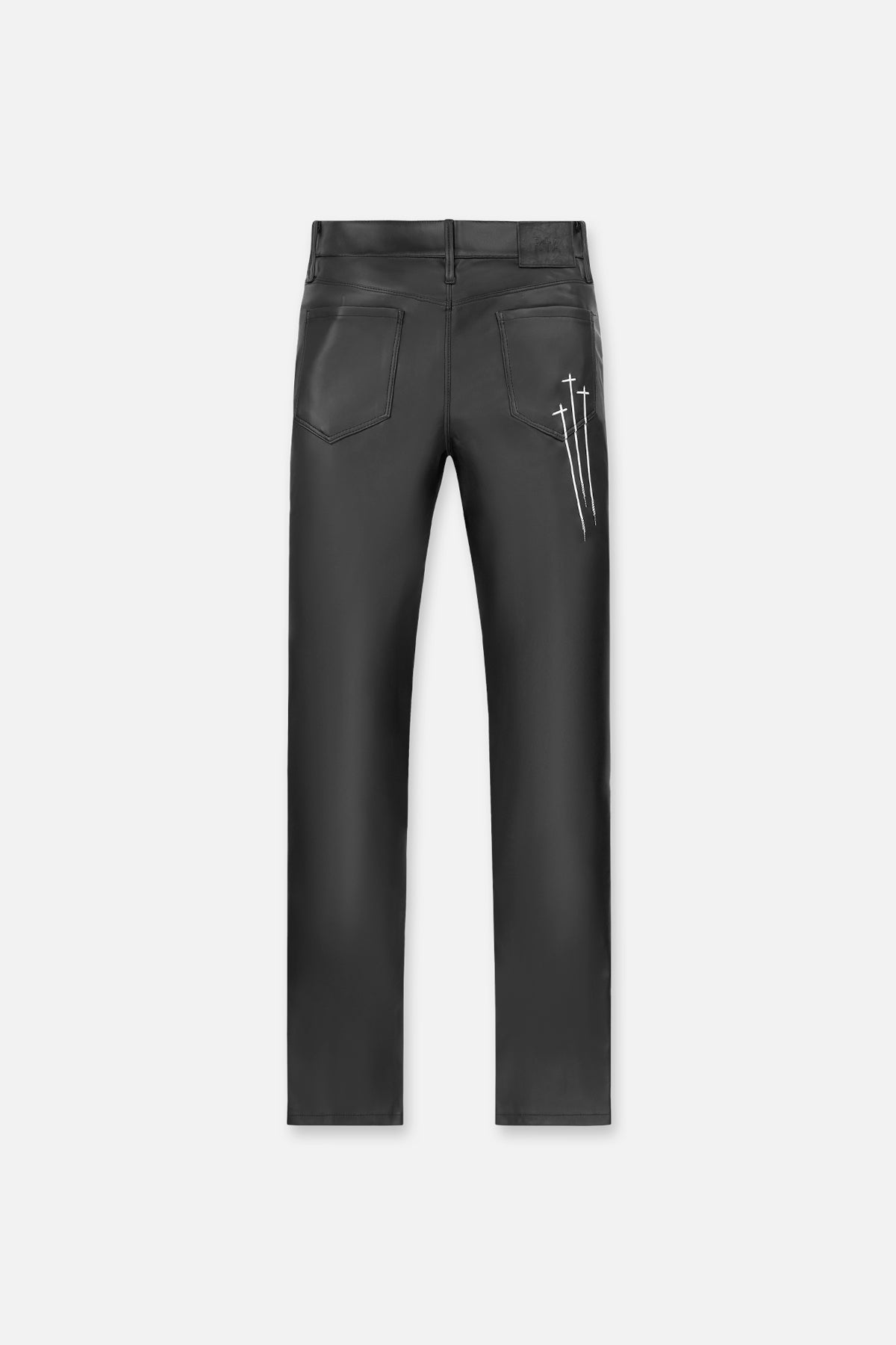 BRYANT FAUX LEATHER SKINNY PANT | LATIN TRIPLE CROSS II