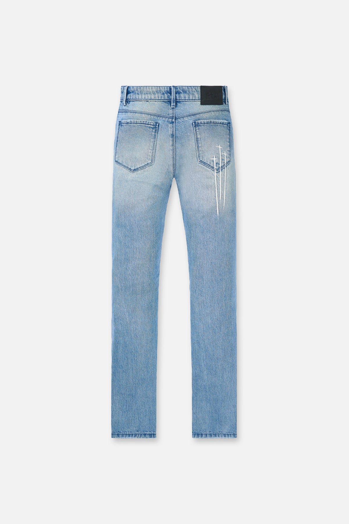BRYANT RIPPED SKINNY JEAN | BLUE HAZE TRIPLE CROSS