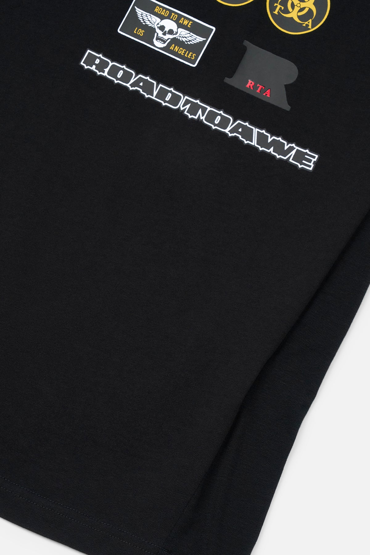 ALEXANDER TOP | BLACK MILITARY PATCH