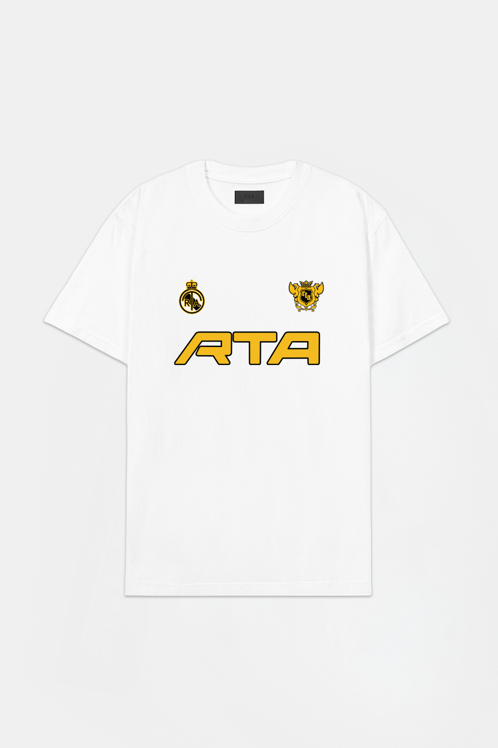 LIAM SHORT SLEEVE TEE | WHITE RTA CRESTS