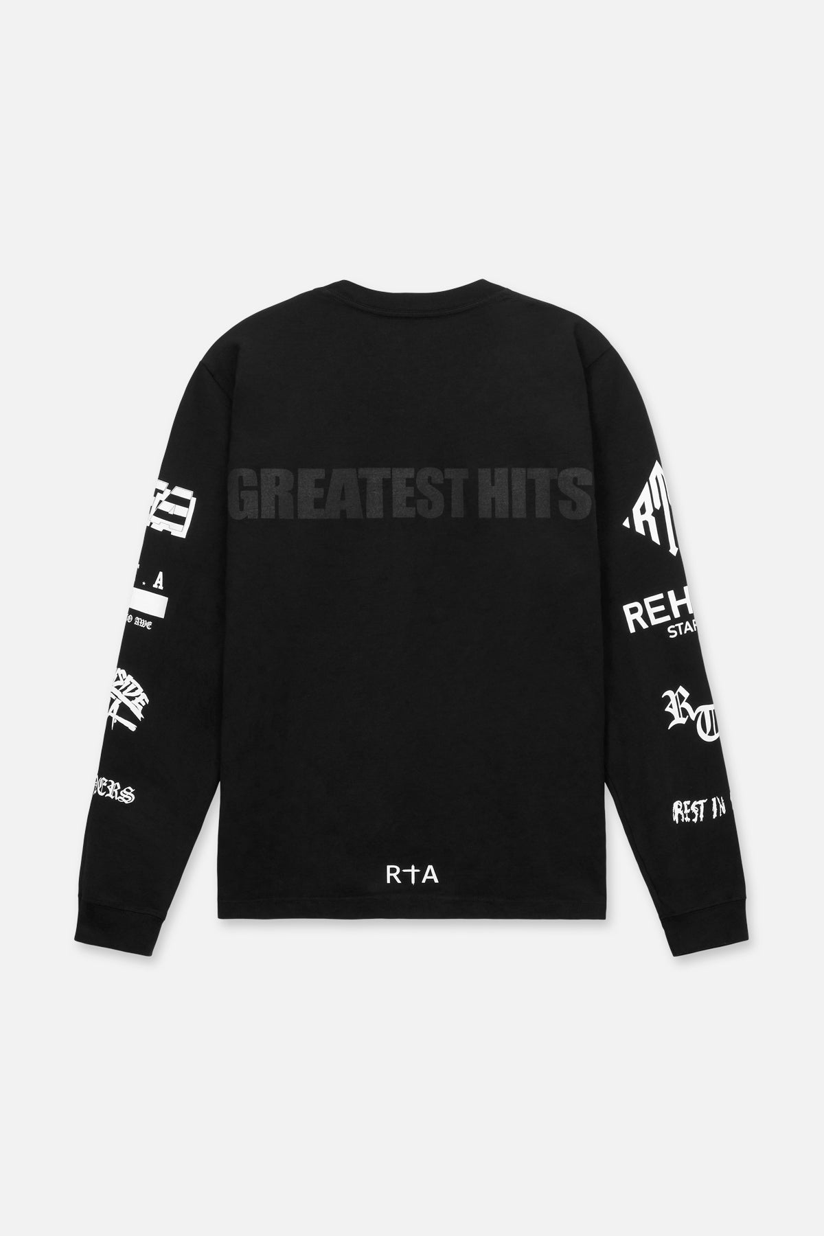 LAWRENCE LONG SLEEVE TEE | BLACK GREATEST HITS