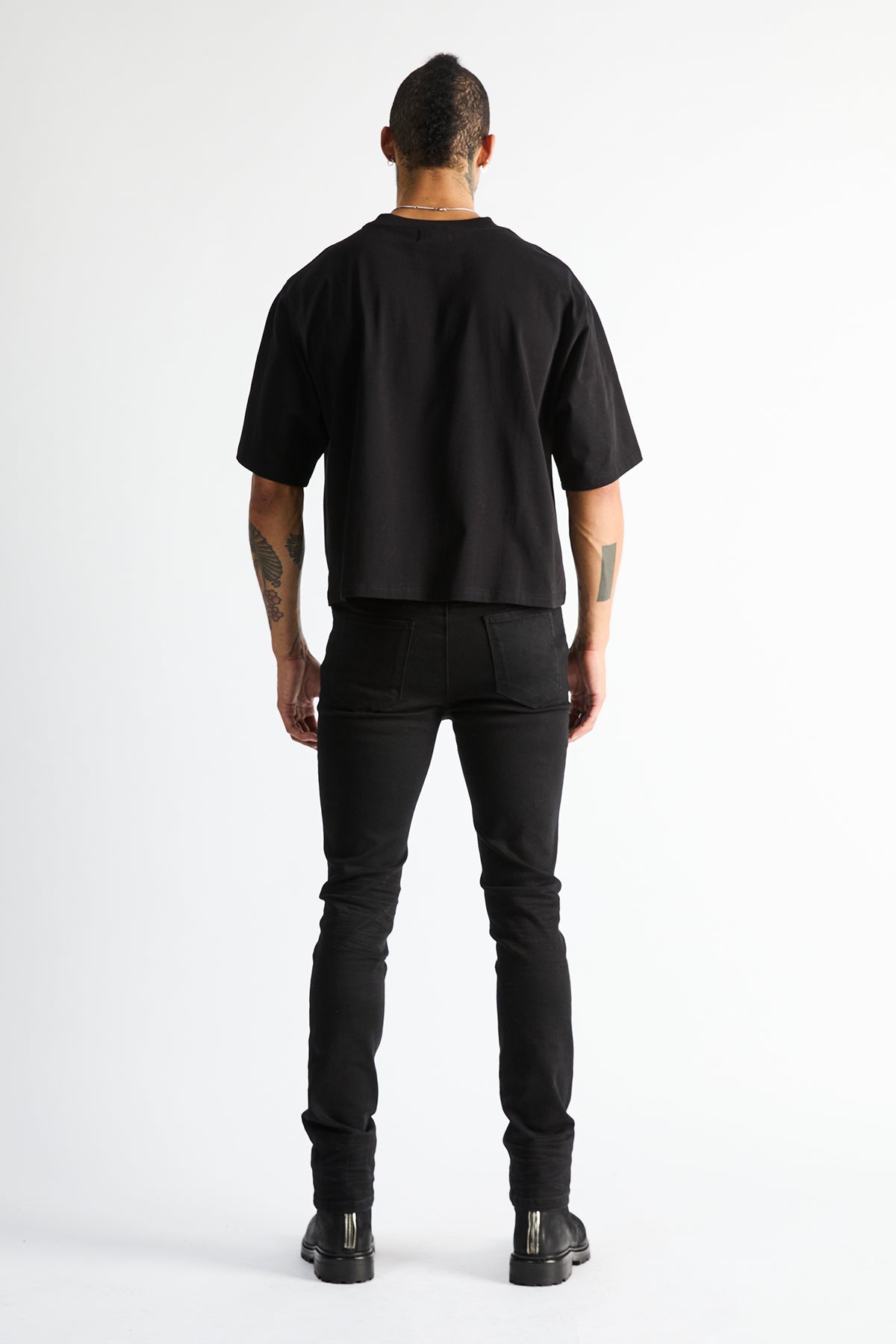 BRYANT SKINNY JEAN | BLACK LOGO