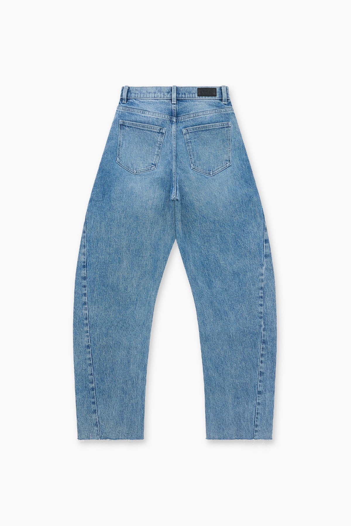 PENELOPE BARREL LEG JEAN | MEDIUM WASH
