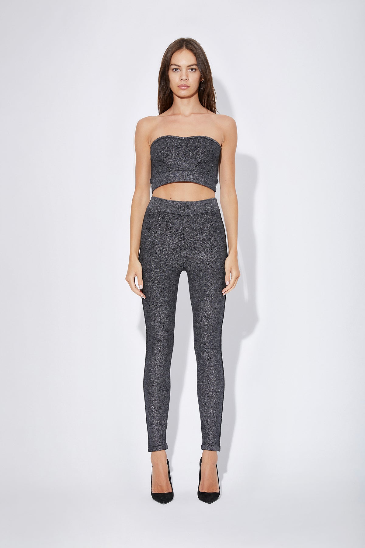 SIBILLE LEGGING | BLACK LUREX