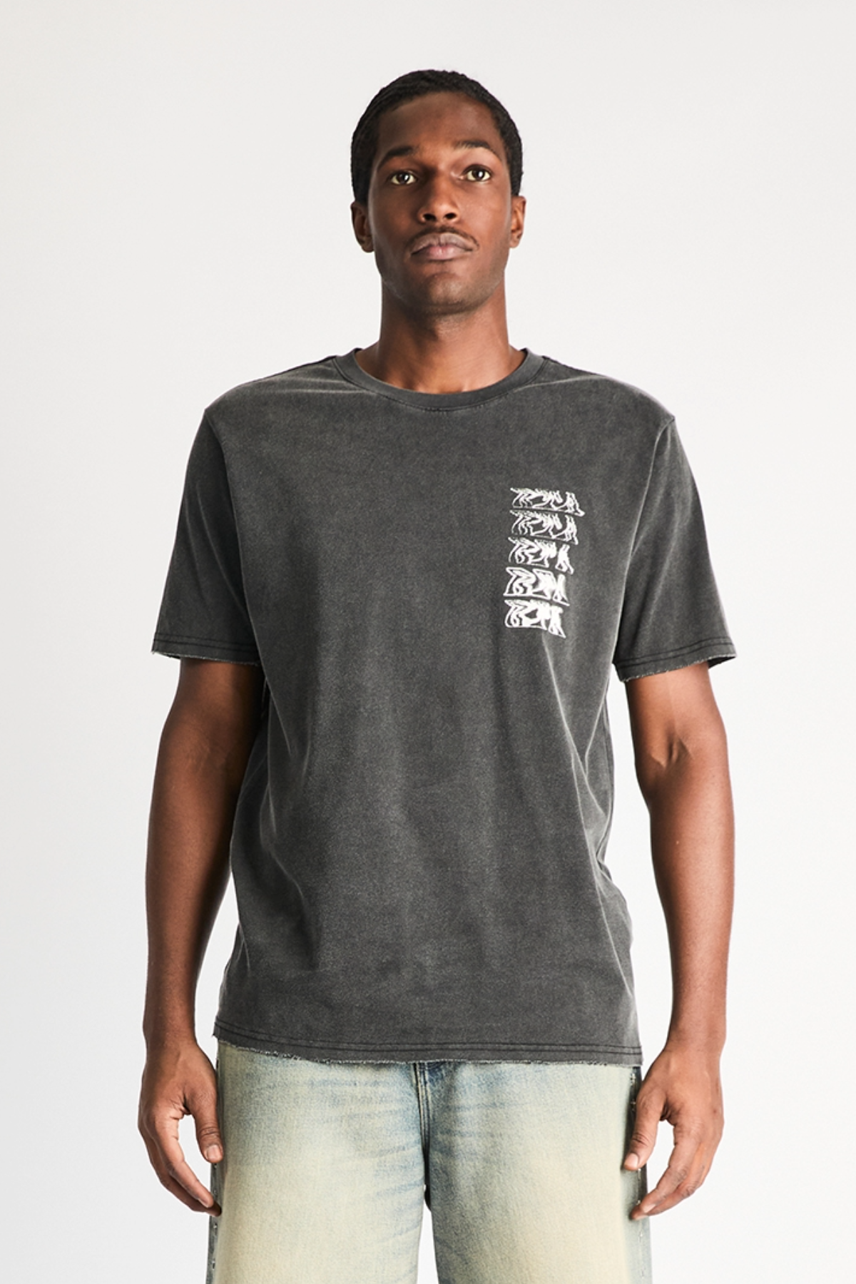 LIAM SHORT SLEEVE TEE | BLACK SMOKY RTA