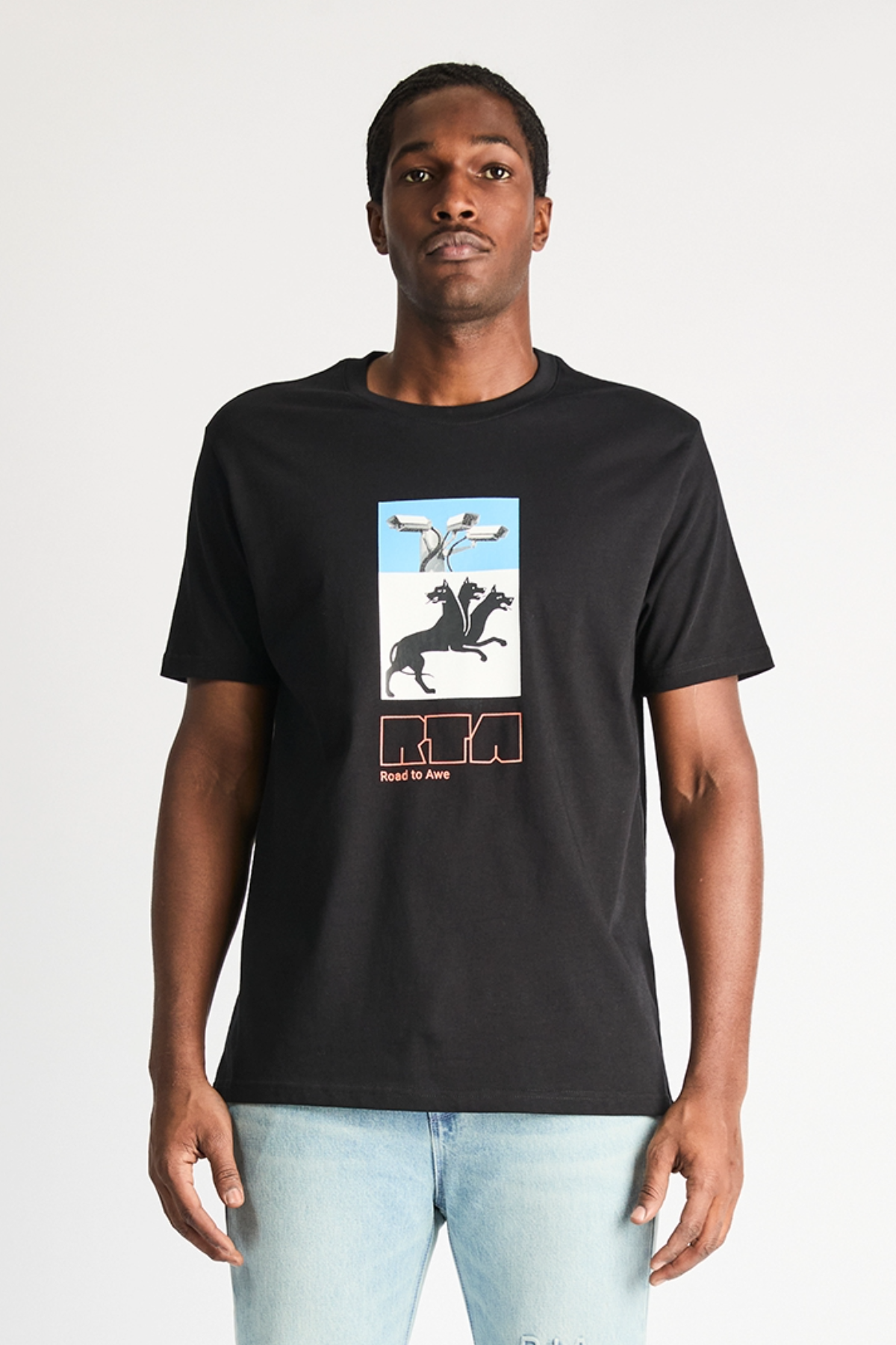 LIAM SHORT SLEEVE TEE | BLACK CERBERUS