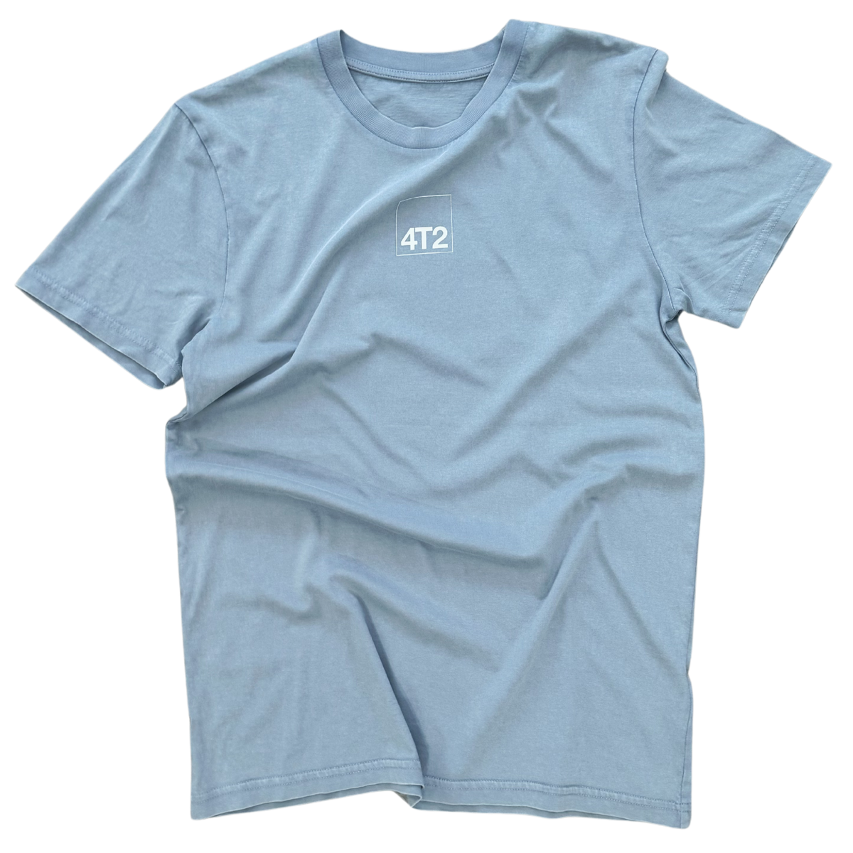 tee, running is boring, vintage grey.