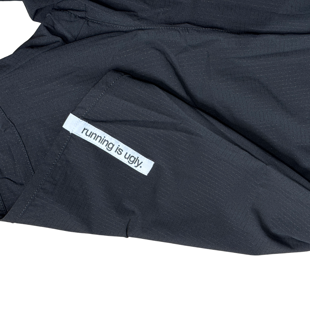 classic mens microperf short 5", black