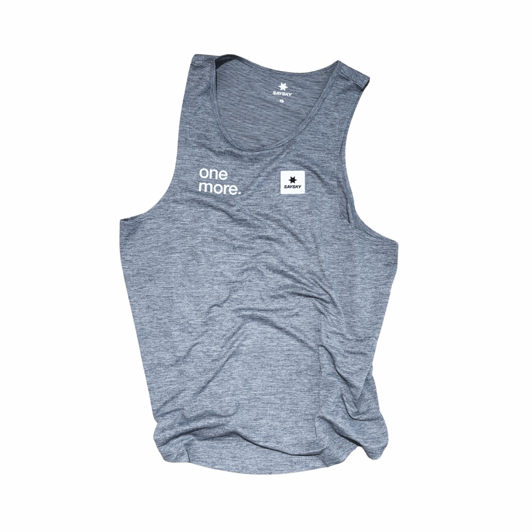 saysky clean combat singlet, grey, one more.