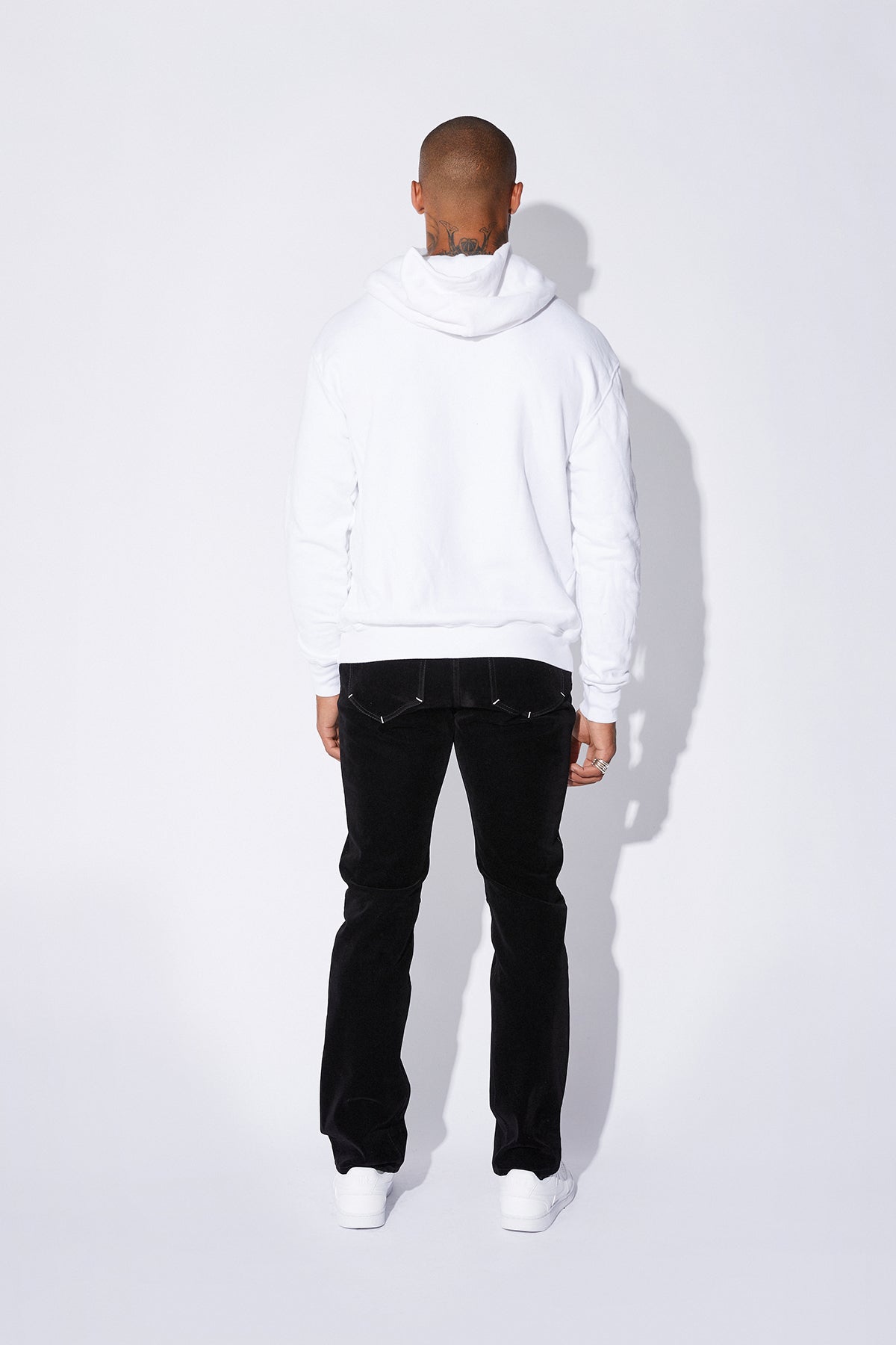 NASH HOODIE | WHITE FRONT SMALL LOGO